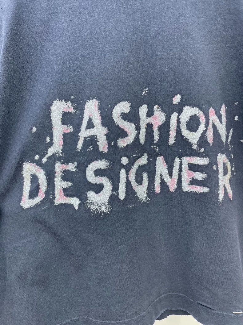 Balenciaga Balenciaga Short sleeves with glitter print on chest Size M / US 6-8 / IT 42-44 - 5 Thumbnail