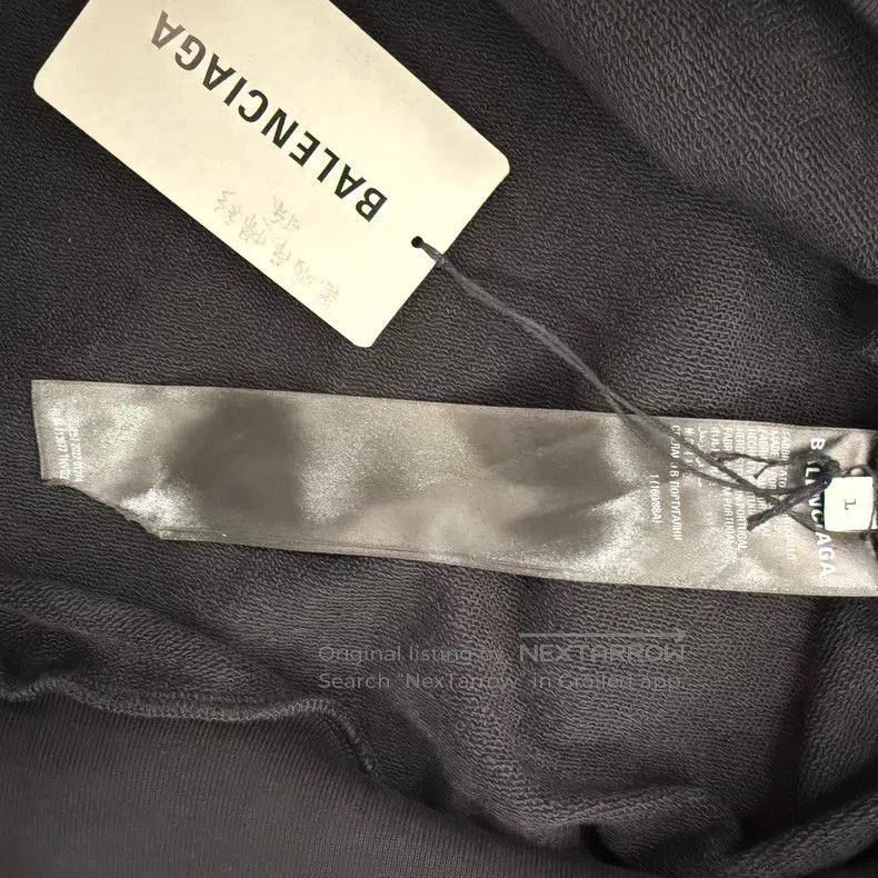 Balenciaga Balenciaga Black Tape Sea Wave Coke Hoodie Size US S / EU 44-46 / 1 - 4 Thumbnail