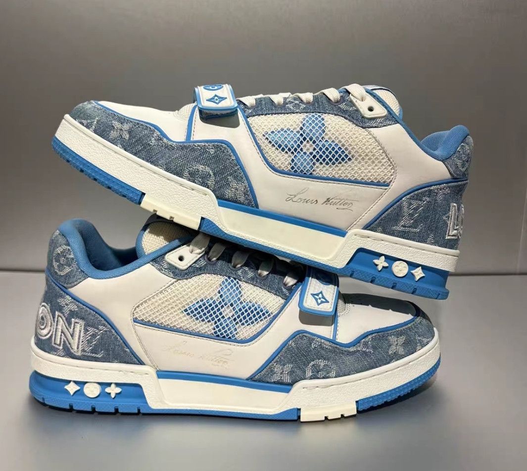 Louis Vuitton Louis Vuitton Trainer Low Top Sneakers for Men -2508 Size US 8.5 / EU 41-42 - 3 Thumbnail