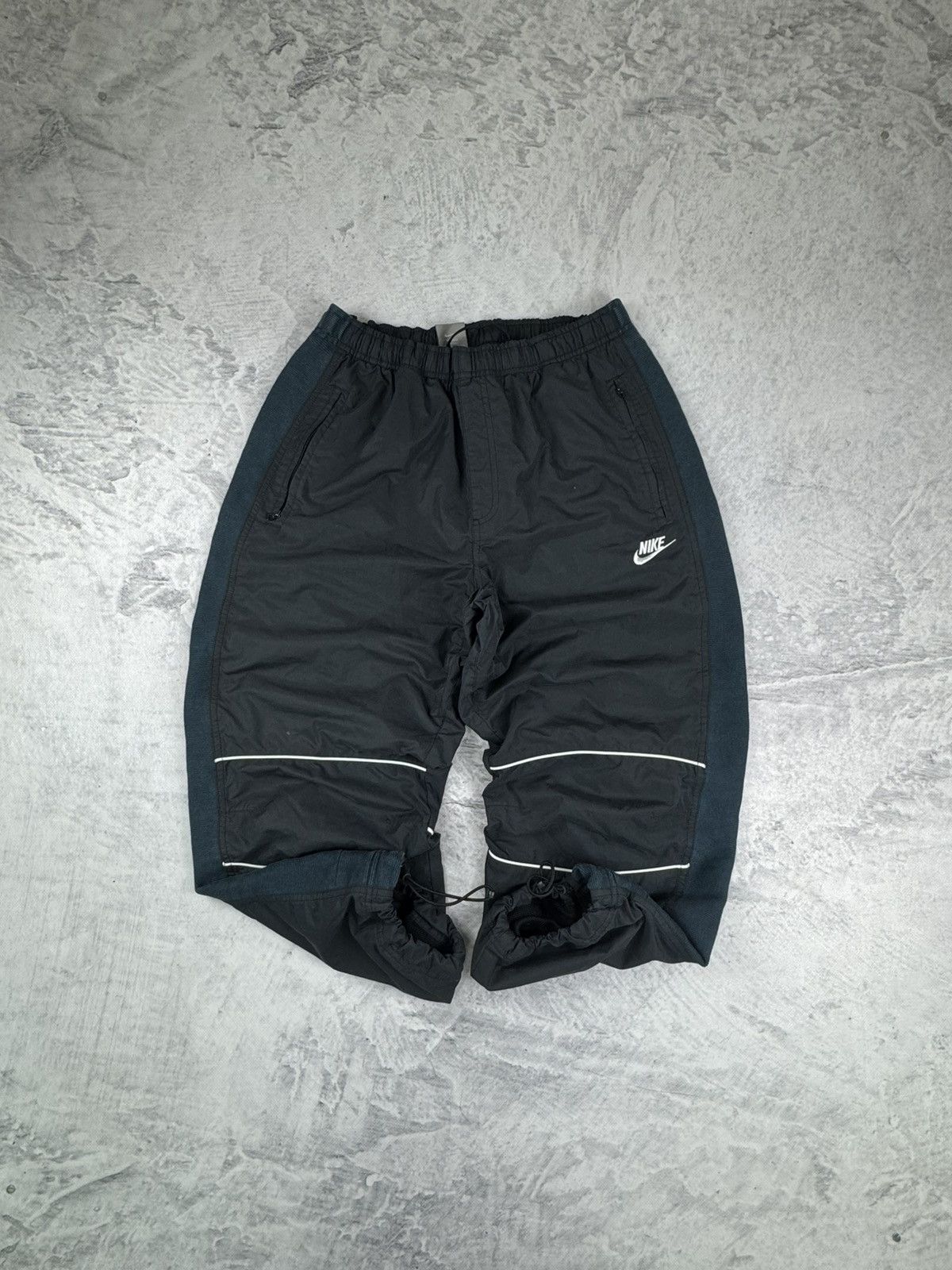 Nike × Vintage NIKE VINTAGE BASIC LOGO OVERSIZE BAGGY PANTS Size US 32 / EU 48 - 2 Thumbnail