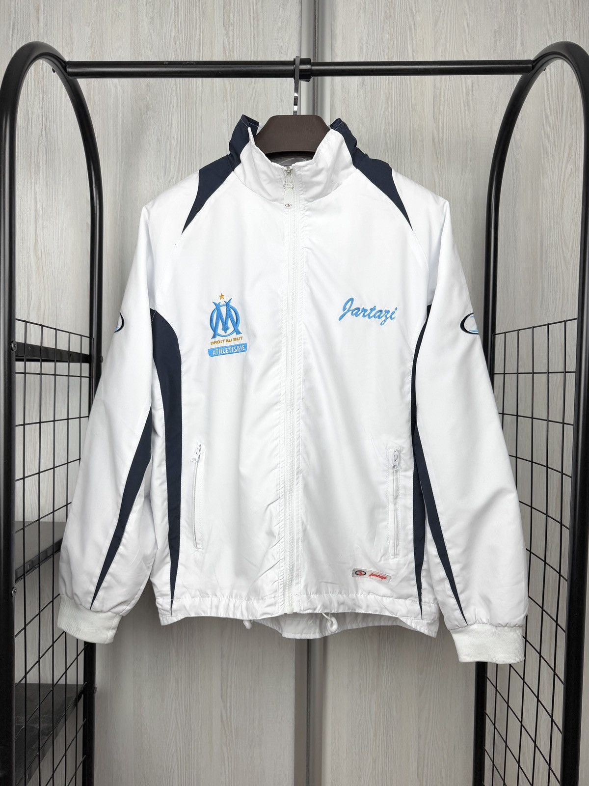 Vintage Jartazi Olympique Marseille vintage Track Jacket Sz S/M Size US M / EU 48-50 / 2 - 1 Thumbnail