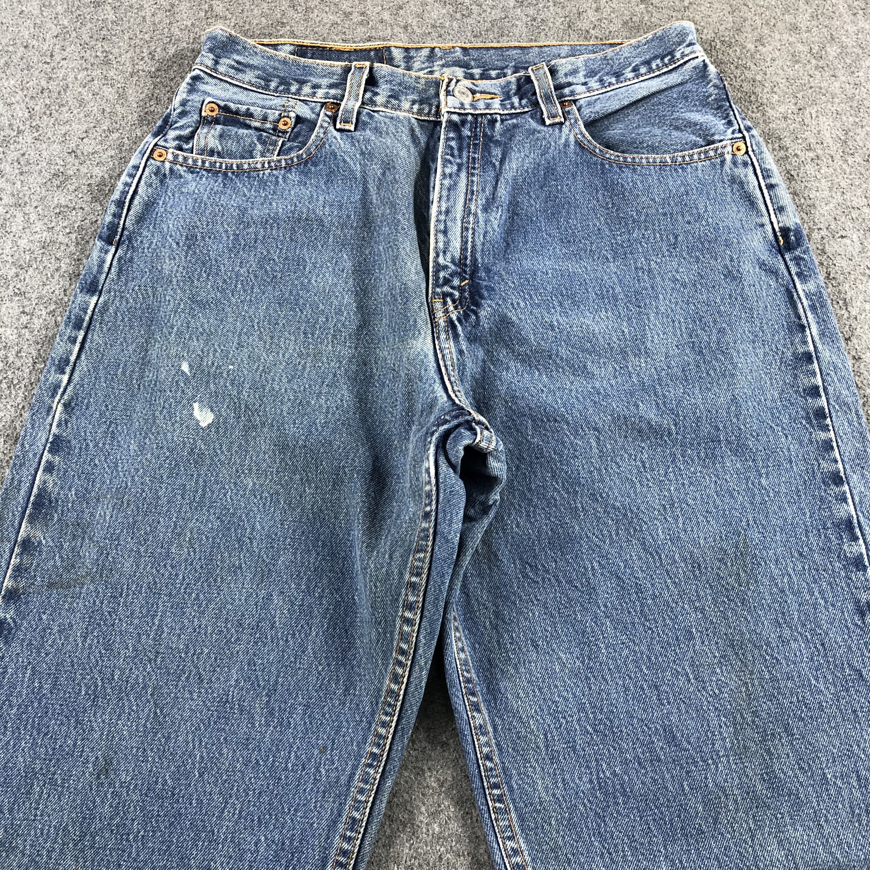 Levi's 90s Vintage Blue Wash Levis 560 Jeans-J2160 Size US 31 - 3 Thumbnail