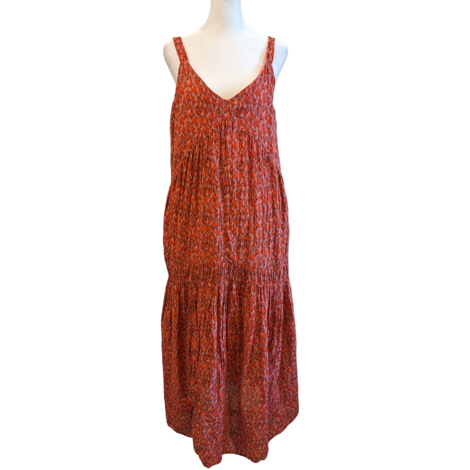 Joie JOIE Tea Rose Tiered Mermaid Maxi Dress Small Size S / US 4 / IT 40 - 4 Thumbnail