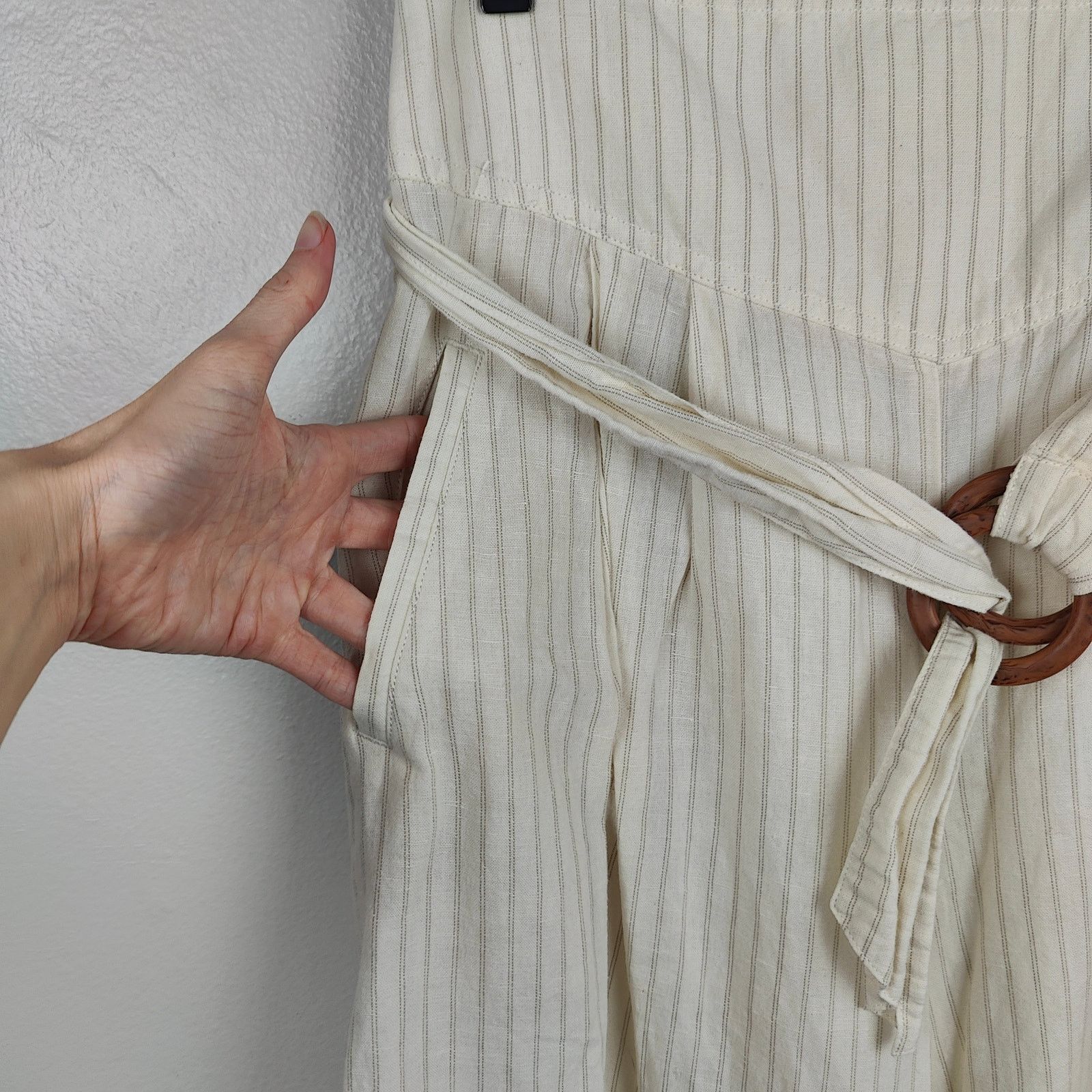 Anthropologie Anthropologie Palm Beach Belted Pants Womens 6 Wide Leg Size 28" / US 6 / IT 42 - 3 Thumbnail