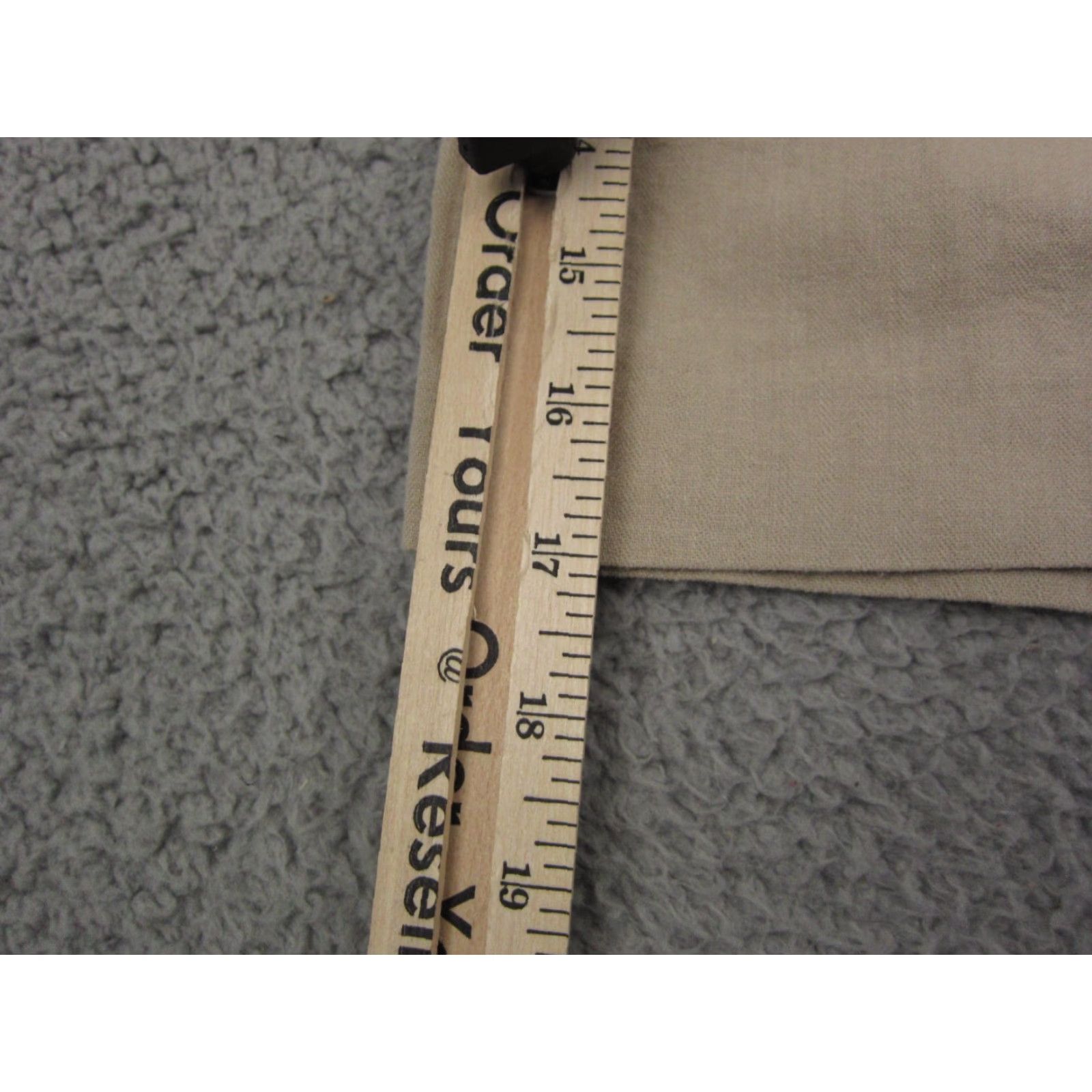 Banana Republic VINTAGE Banana Republic Shorts Womens 16 Beige Linen High Rise Pleated Khaki Chino Casual Summer Girls Womens Size 38" / US 16 / IT 52 - 7 Thumbnail