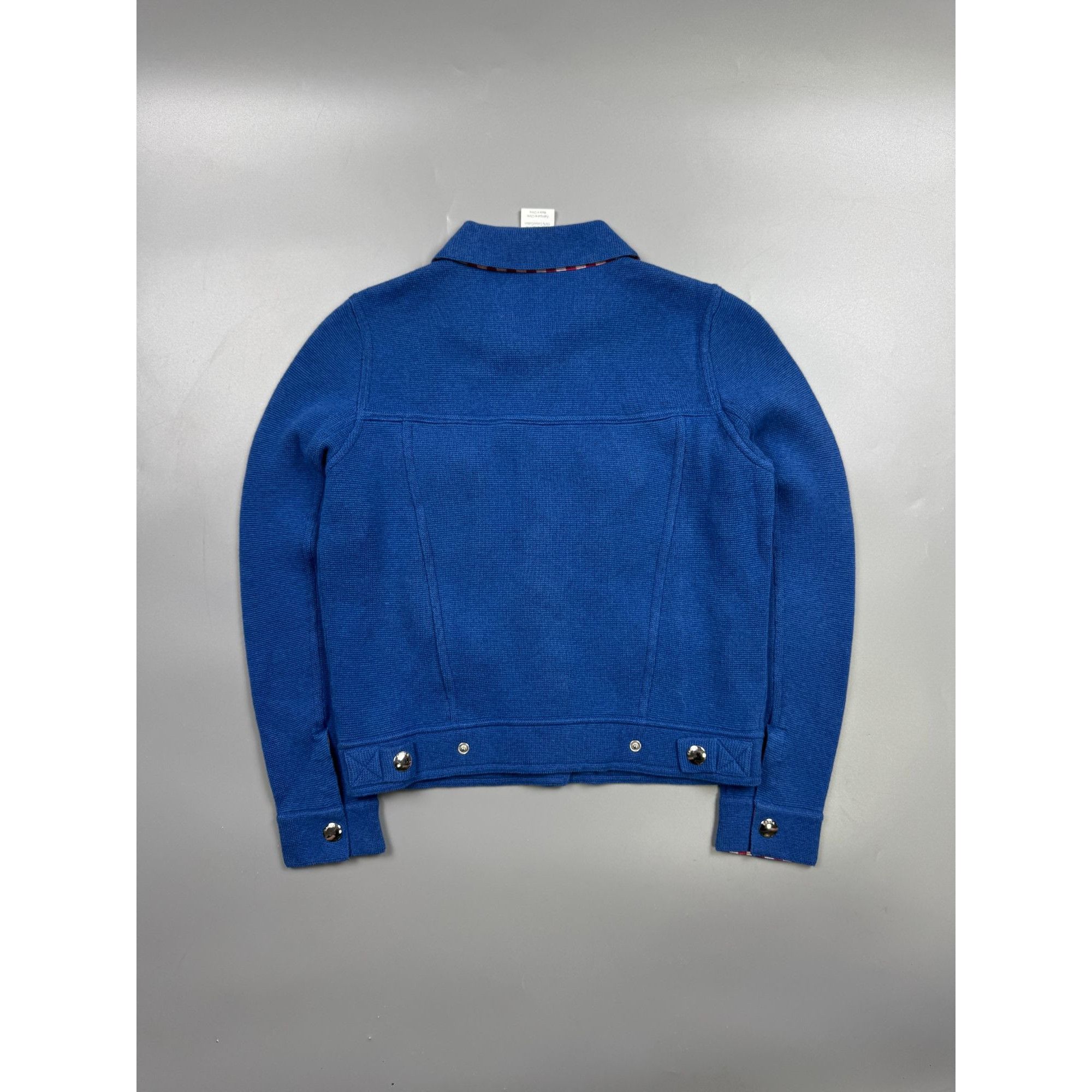 Sonia Rykiel Sonia by Sonia Rykiel Knitted Cotton Trucker Jacket (Y1224) Size S / US 4 / IT 40 - 7 Thumbnail