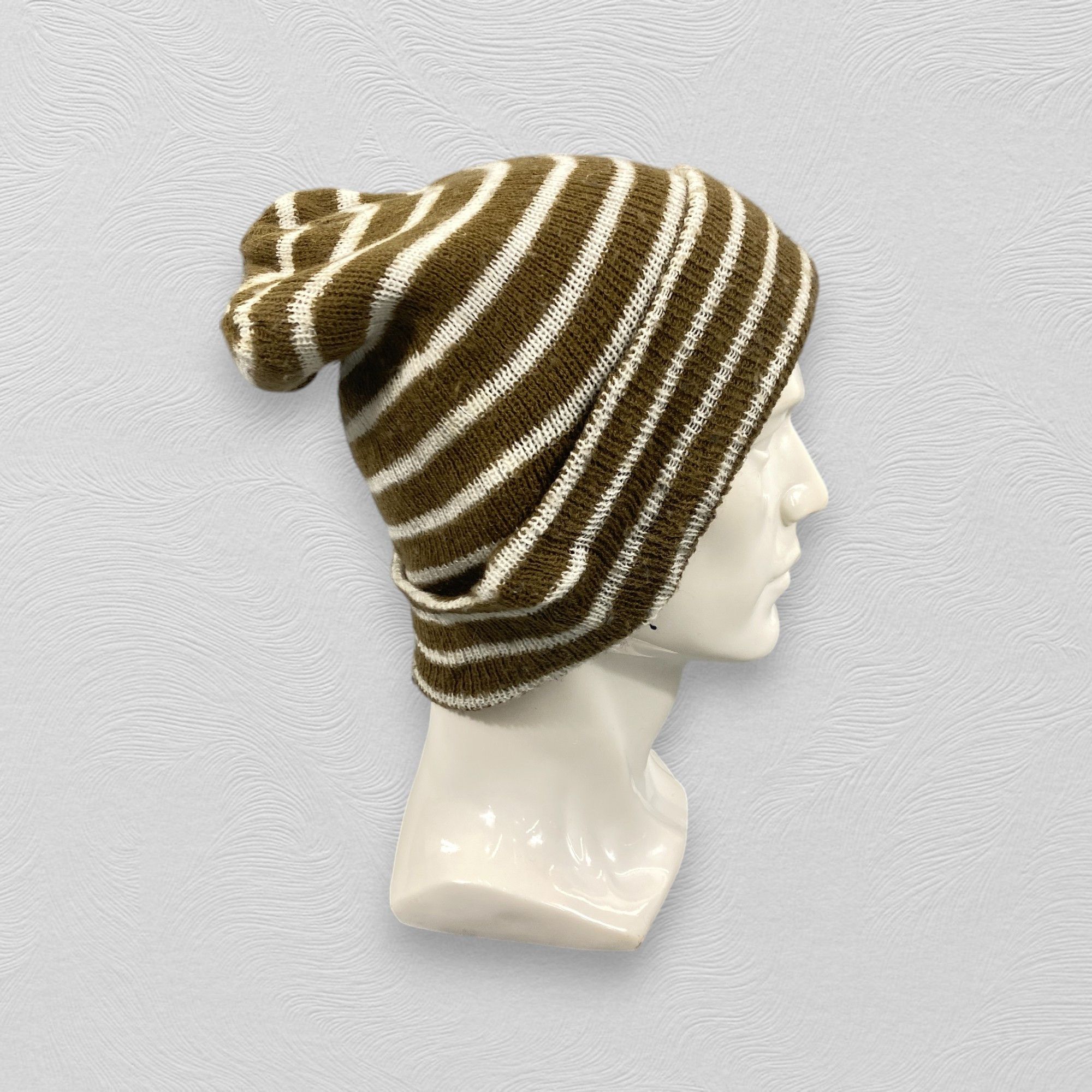 Japanese Brand Slouch Beanie Striped -BN770 Size ONE SIZE - 4 Thumbnail