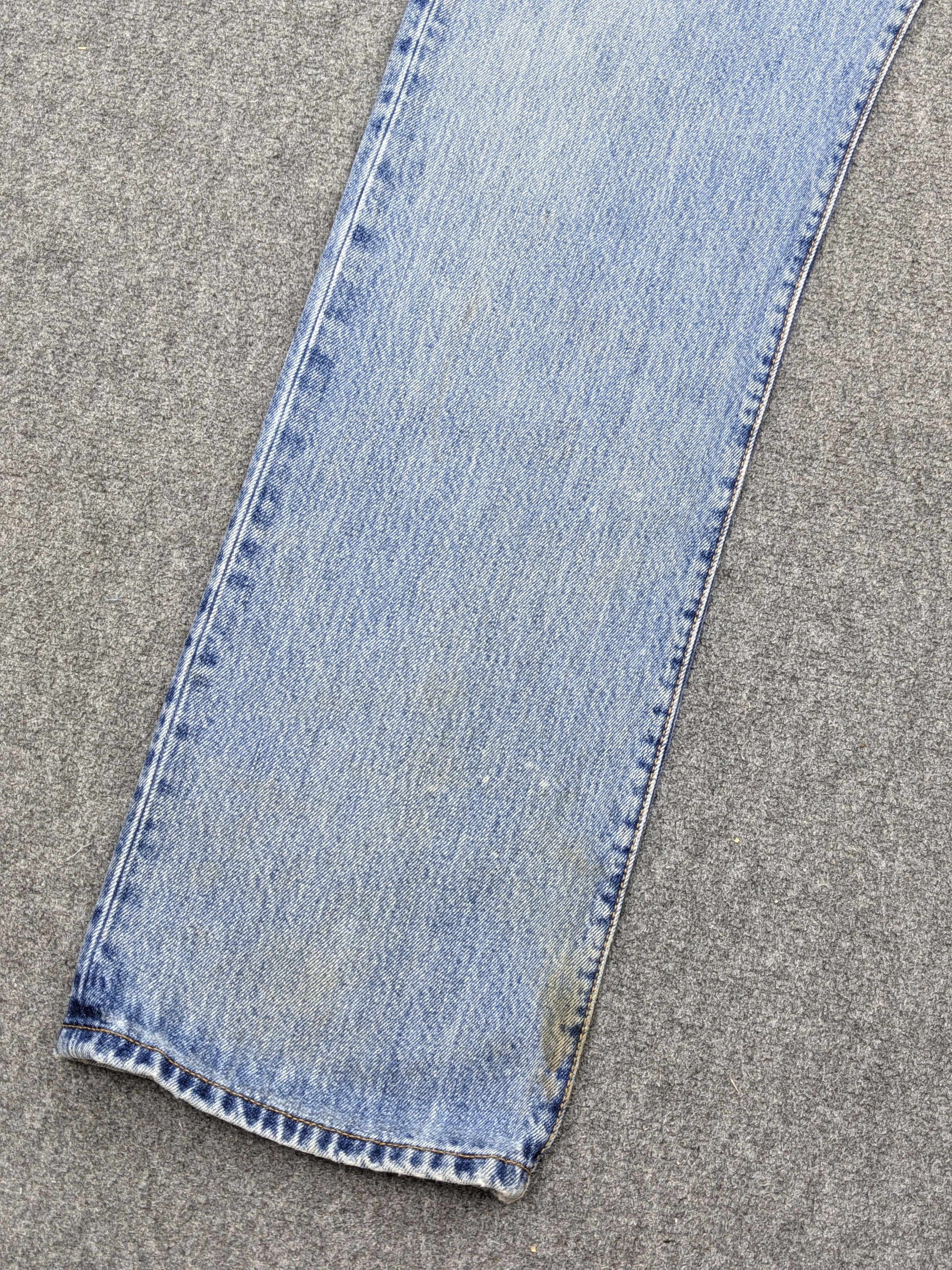 Levi's × Vintage Vintage Levis 501 Light Blue Jeans Size US 34 / EU 50 - 13 Thumbnail
