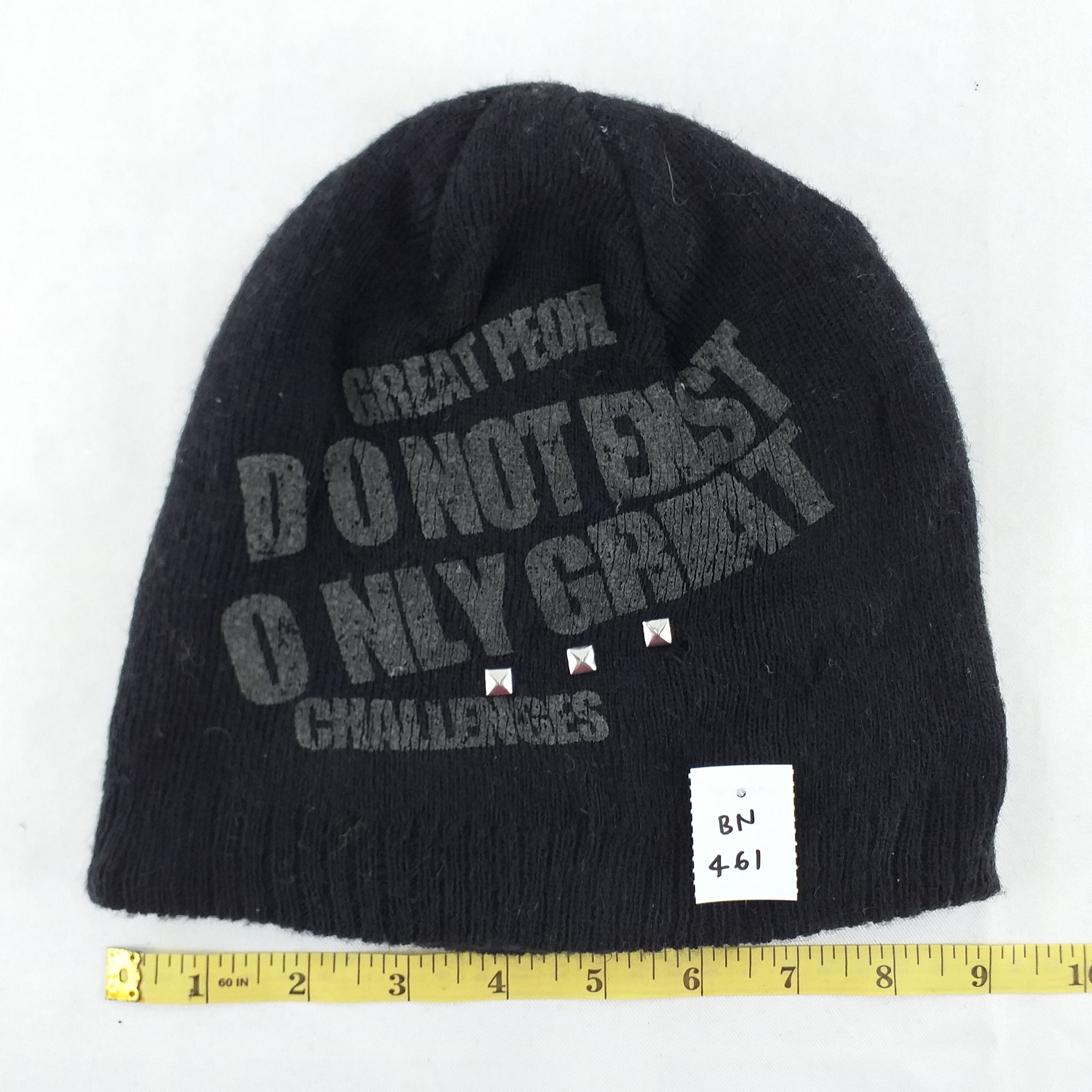 Seditionaries Vintage Printed Wording Snow Cap Hat Beanie -BN461 Size ONE SIZE - 3 Thumbnail