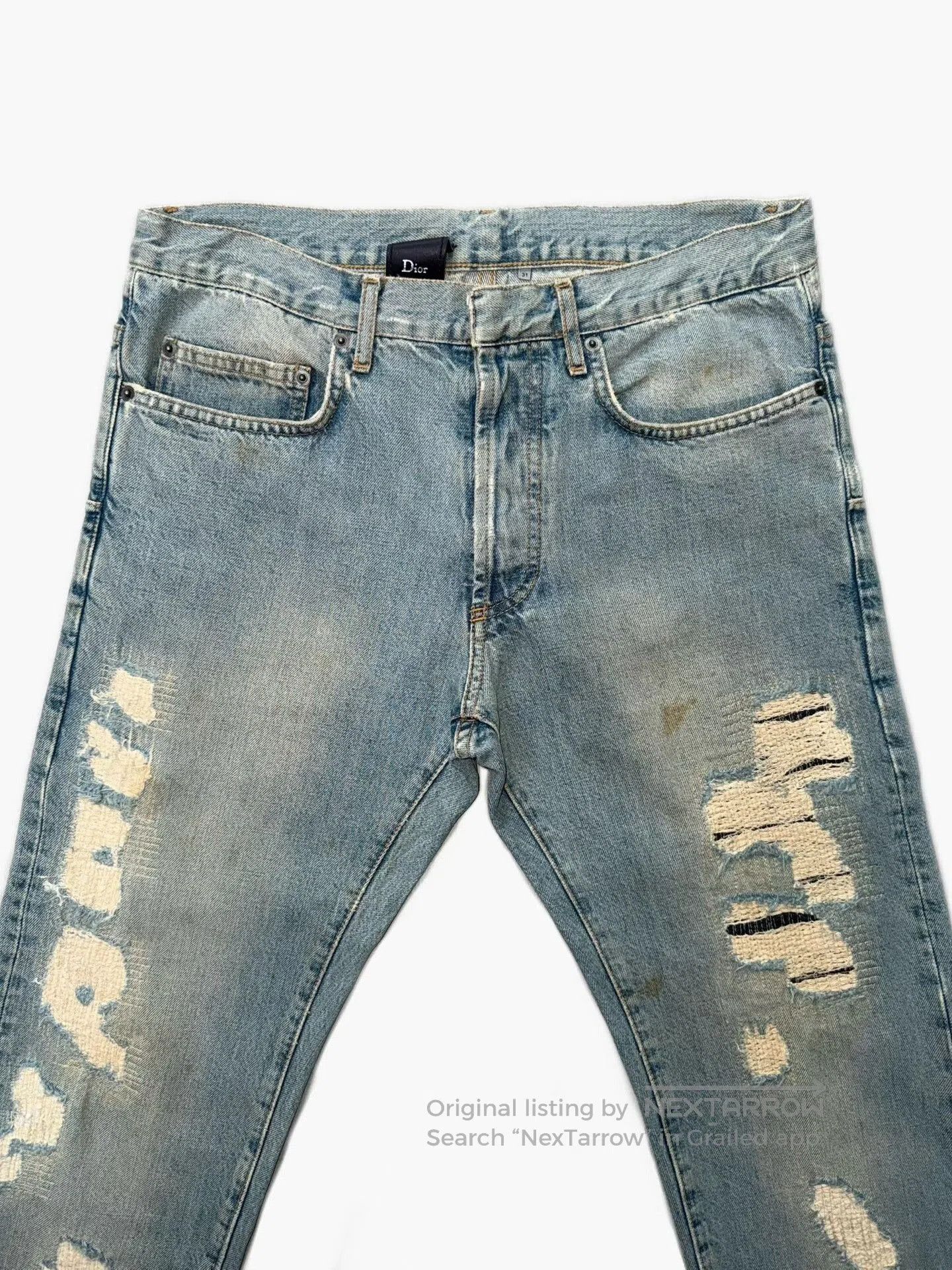 Dior Dior Homme 06ss 'Crash' Distressed Jeans. Size US 31 - 4 Thumbnail