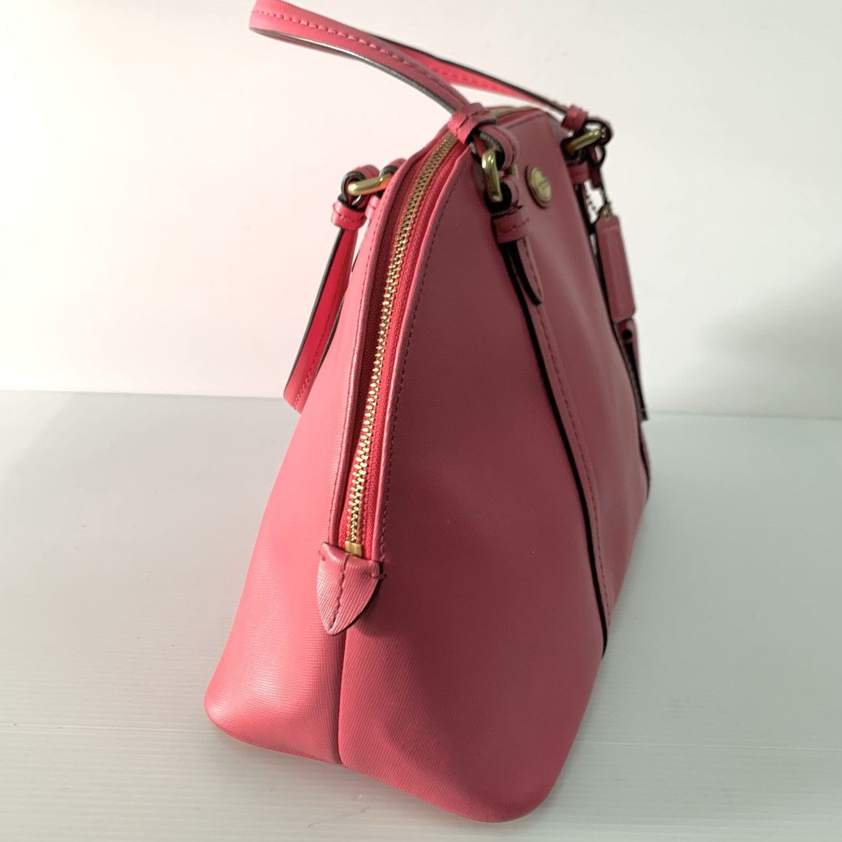 Coach Coach Leather Pink Alma Bag Size ONE SIZE - 6 Thumbnail