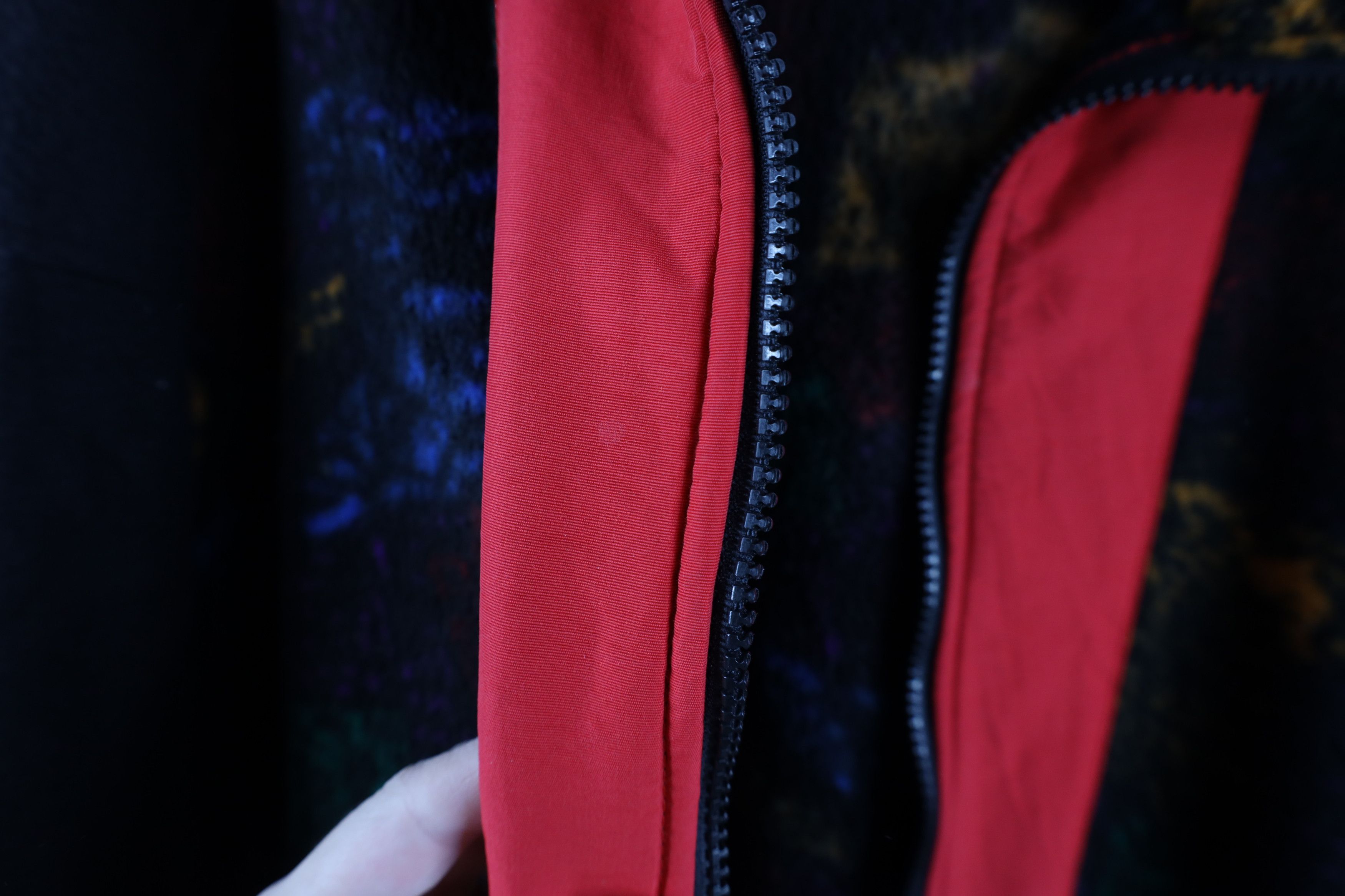 Vintage Vintage 90s Streetwear Geometric Fleece Full Zip Jacket Size US XL / EU 56 / 4 - 11 Thumbnail