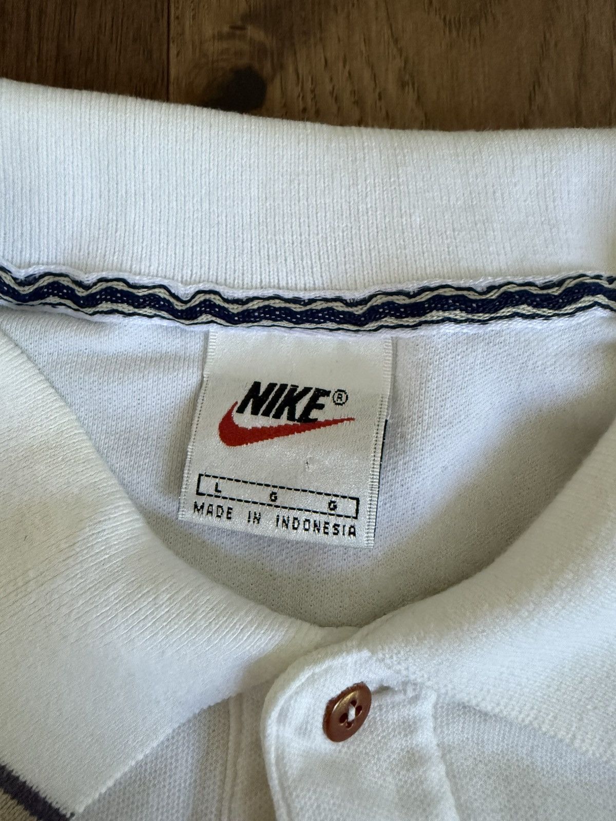Nike Vintage nike polo Size US L / EU 52-54 / 3 - 3 Thumbnail