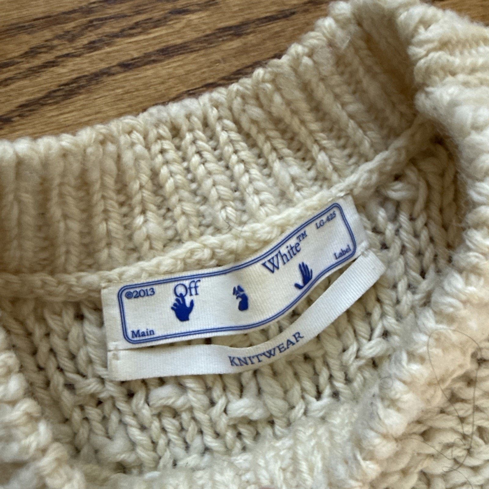 Off-White OFF-WHITE C/O VIRGIL ABLOH Strips Crewneck Sweater Size US M / EU 48-50 / 2 - 3 Thumbnail