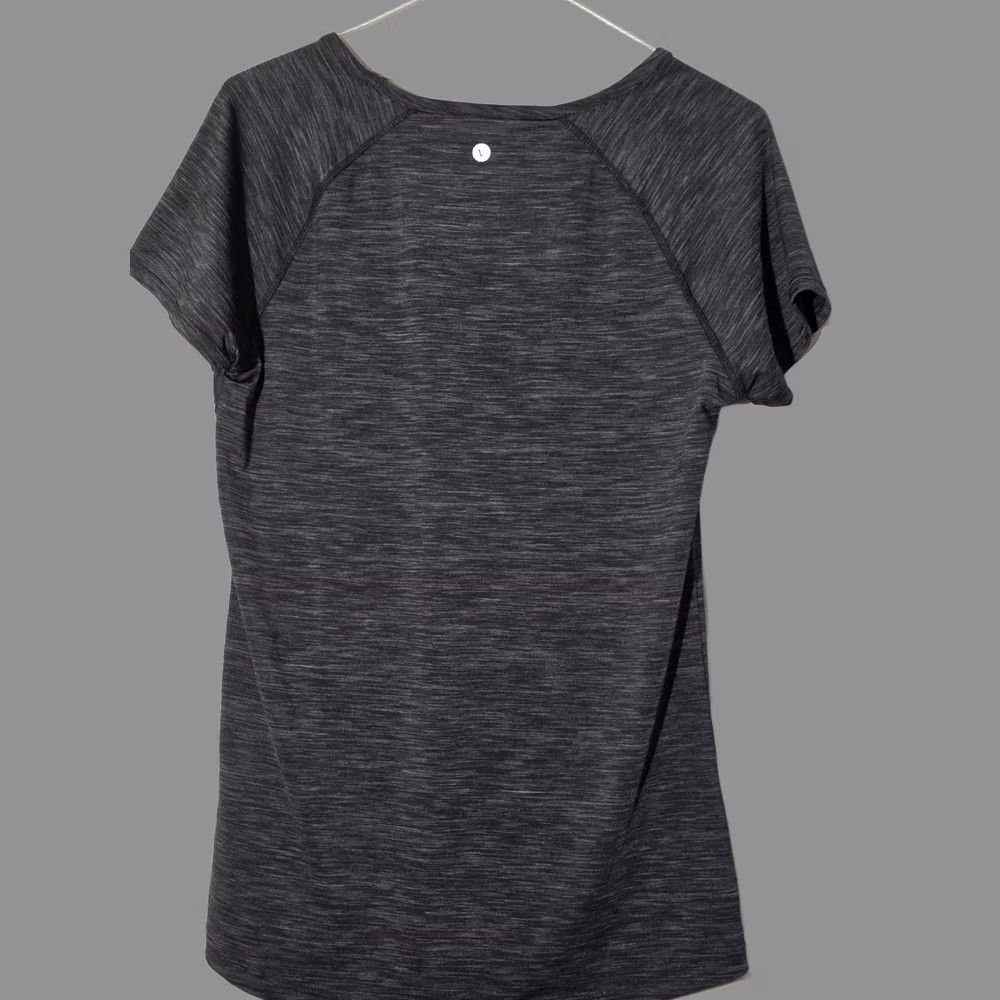 Vintage Velocity Shirt Women L Black Spacedye Short Sleeve Athletic T-Shirt V-Neck Pullover Basic Fall Spring Summer Winter Activewear Velocity Size L / US 10 / IT 46 - 1 Thumbnail