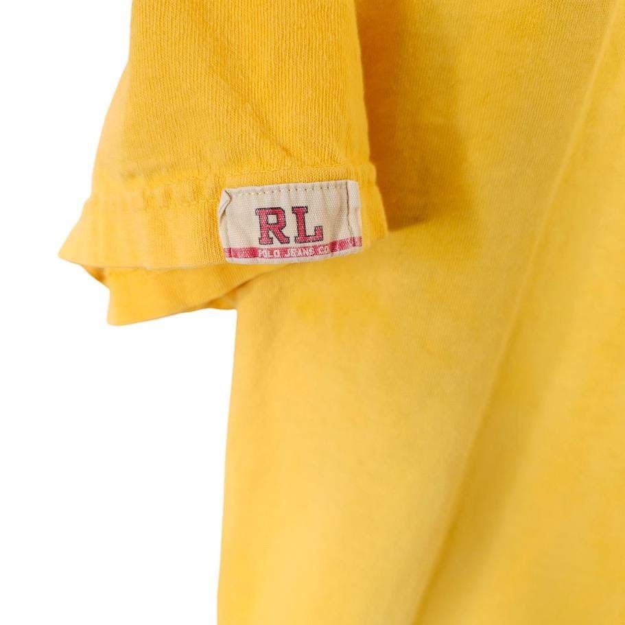 Vintage Vintage Polo Jeans Company T Shirt Mens Size XL Yellow 90s Size US XL / EU 56 / 4 - 5 Thumbnail