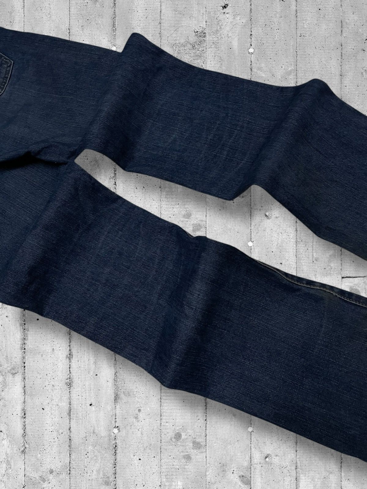 Designer × Edwin × Vintage Vintage 1990s Japan Designer Edwin 403 Distressed Denim Size US 29 - 13 Thumbnail