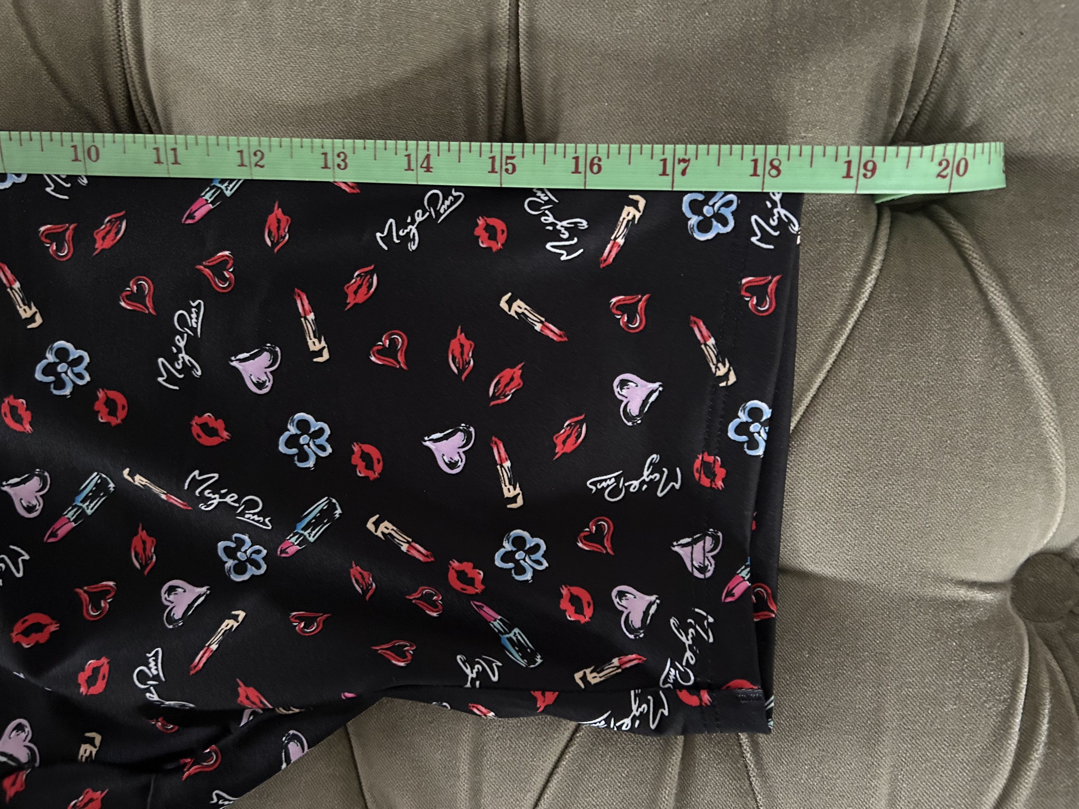 Maje Maje Bike Shorts NWT Stretch Black Multicolor Size 27" / US 4 / IT 40 - 4 Thumbnail