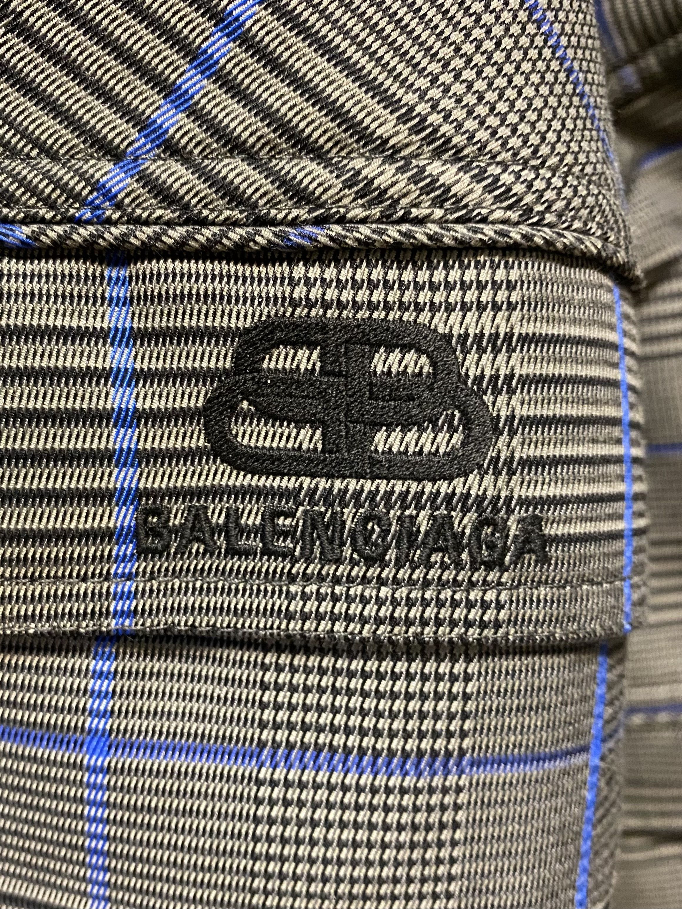 Balenciaga BALENCIAGA Fall 2019 Collection Check Pinched Parka Size US S / EU 44-46 / 1 - 2 Thumbnail