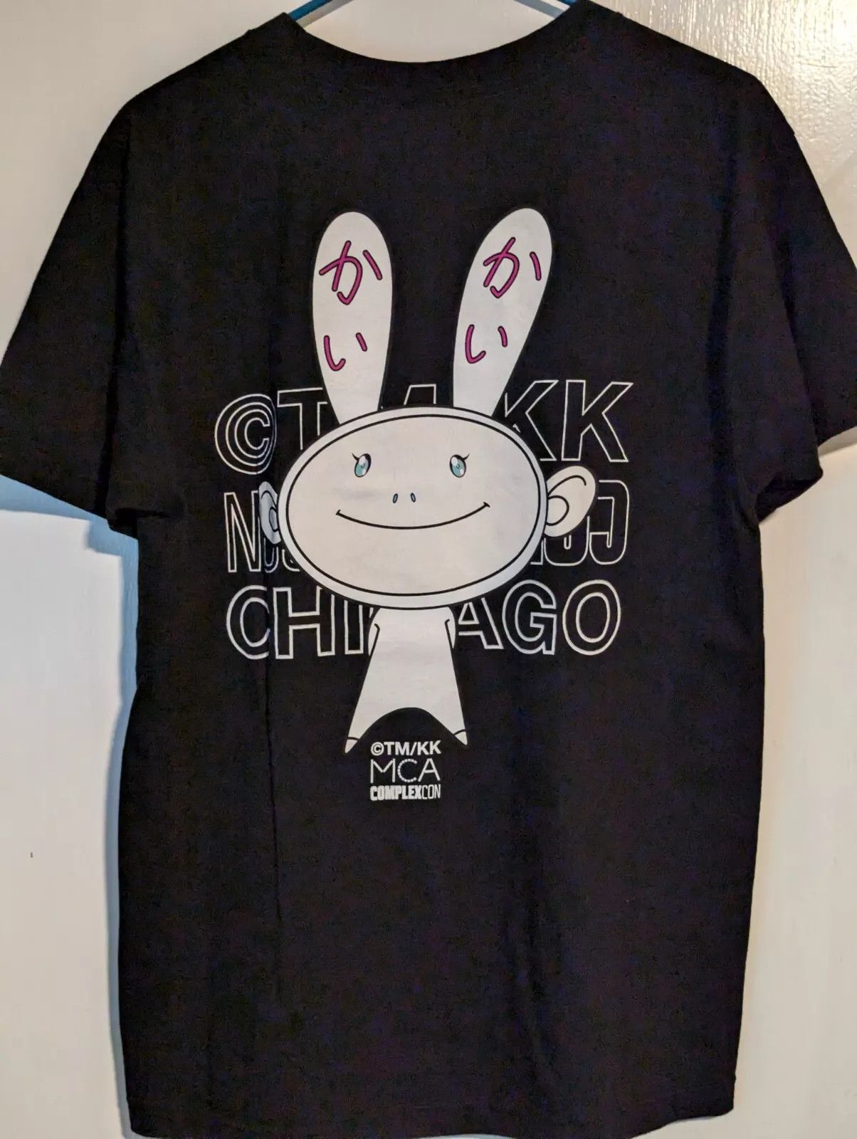 Complex × Takashi Murakami Takashi Murakami MCA Chicago Bunny Art Shirt Black Shirt Med Size US M / EU 48-50 / 2 - 4 Thumbnail