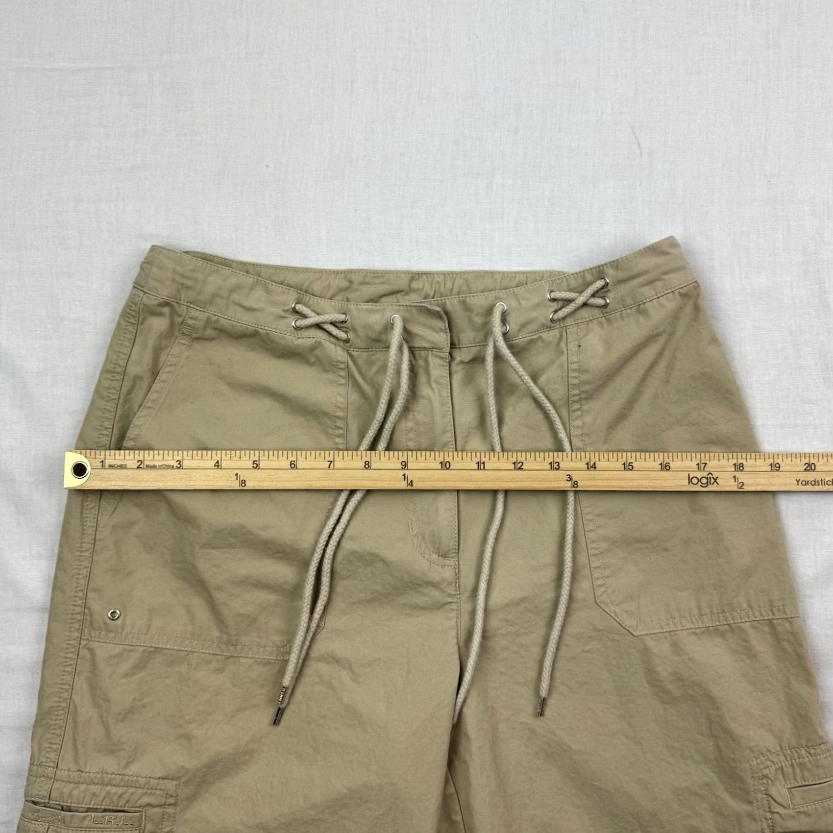 Ralph Lauren VINTAGE Lauren Ralph Lauren Pants Womens 10 Capri Beach Tropical Preppy Y2K Beige Floral Size 32" / US 10 / IT 46 - 7 Thumbnail