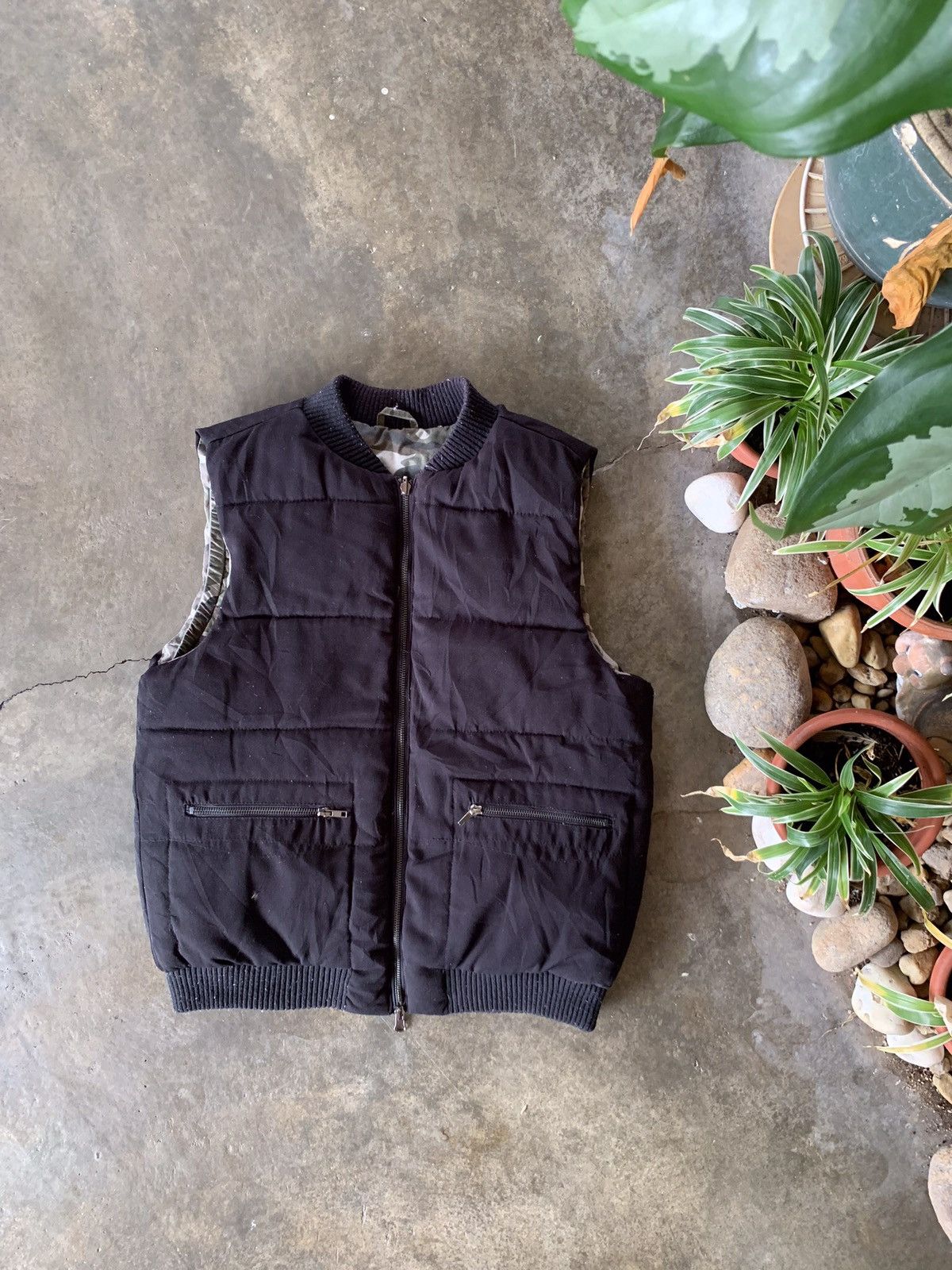 Japanese Brand × Vintage VTG Army Tactical Camou Reversible Down Puffer Vase Size US M / EU 48-50 / 2 - 11 Thumbnail