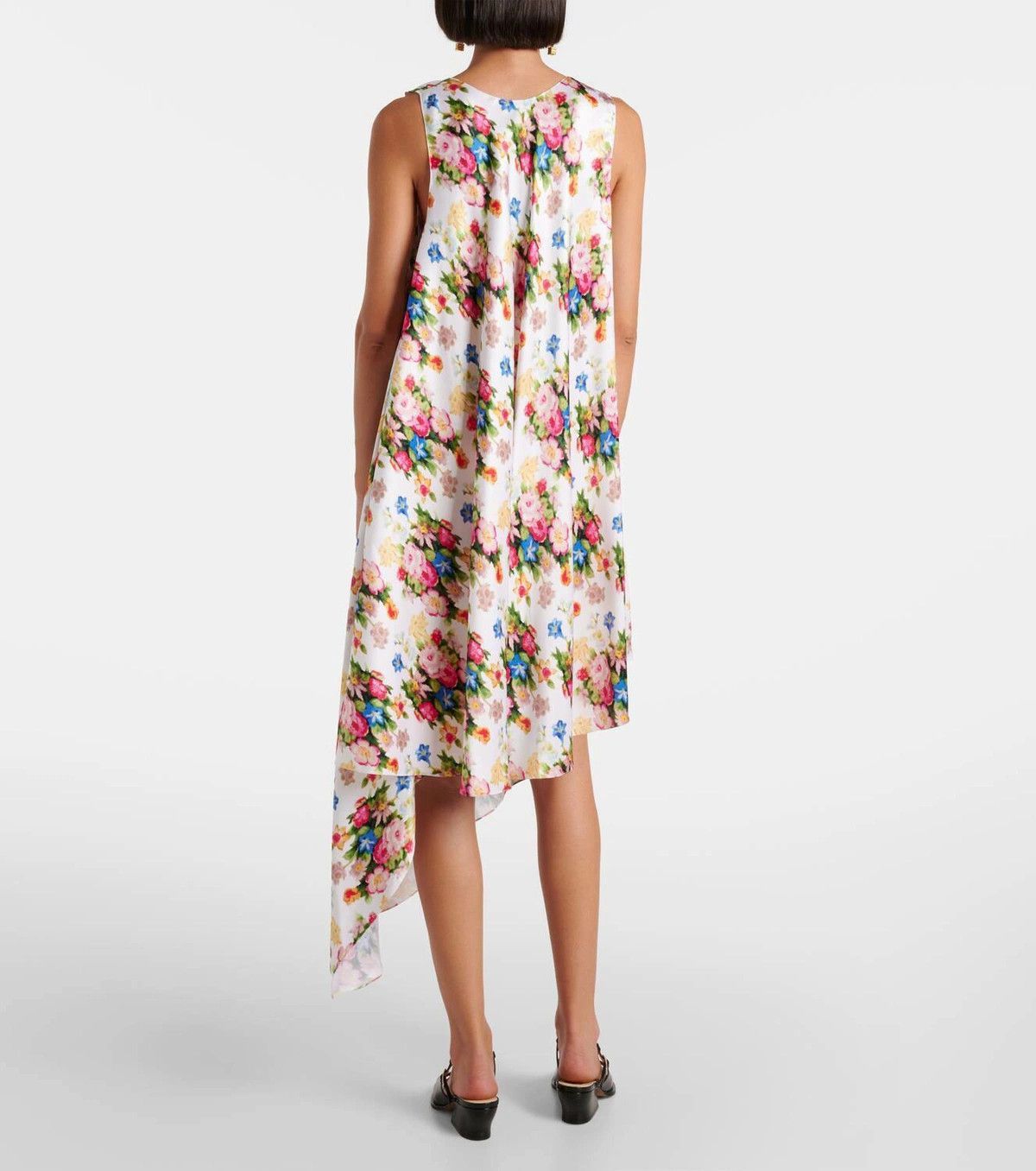 Loewe o1y1025 Midi Dress in Multicolor Size S / US 4 / IT 40 - 5 Thumbnail