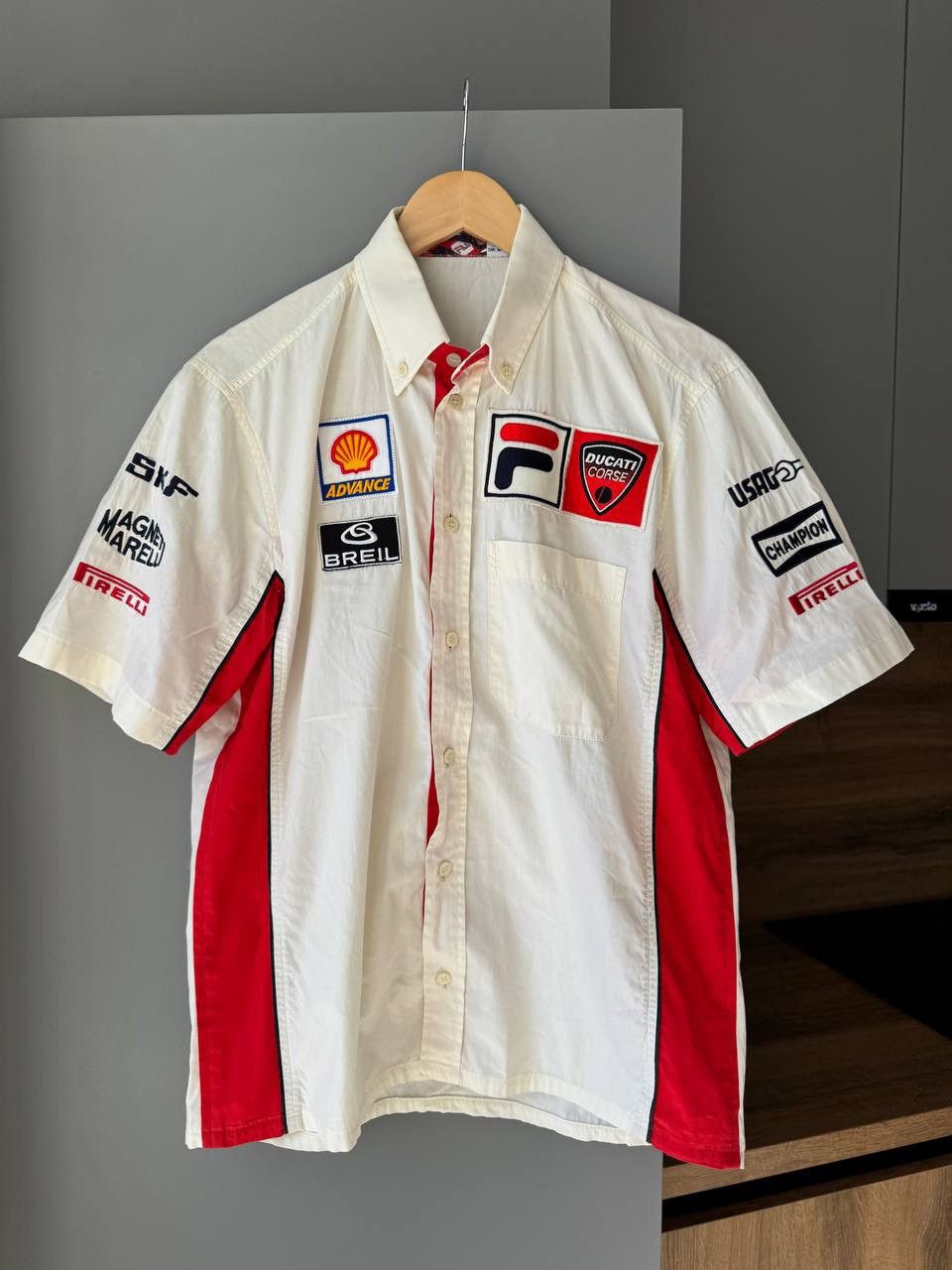 Ducati × Fila Vintage Fila USA Ducati Corse Moto Sport Shirt Size US M / EU 48-50 / 2 - 1 Thumbnail