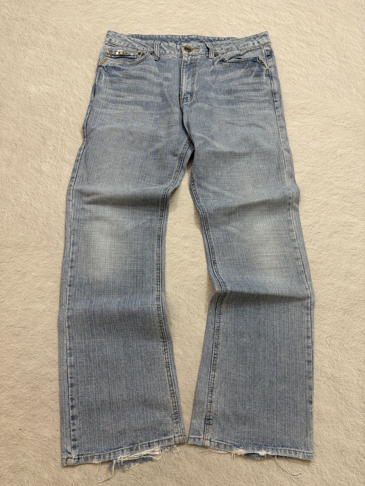 Hysteric Glamour 2000s Studet punk japan bootcut Denim y2k style Size US 33 - 5 Thumbnail