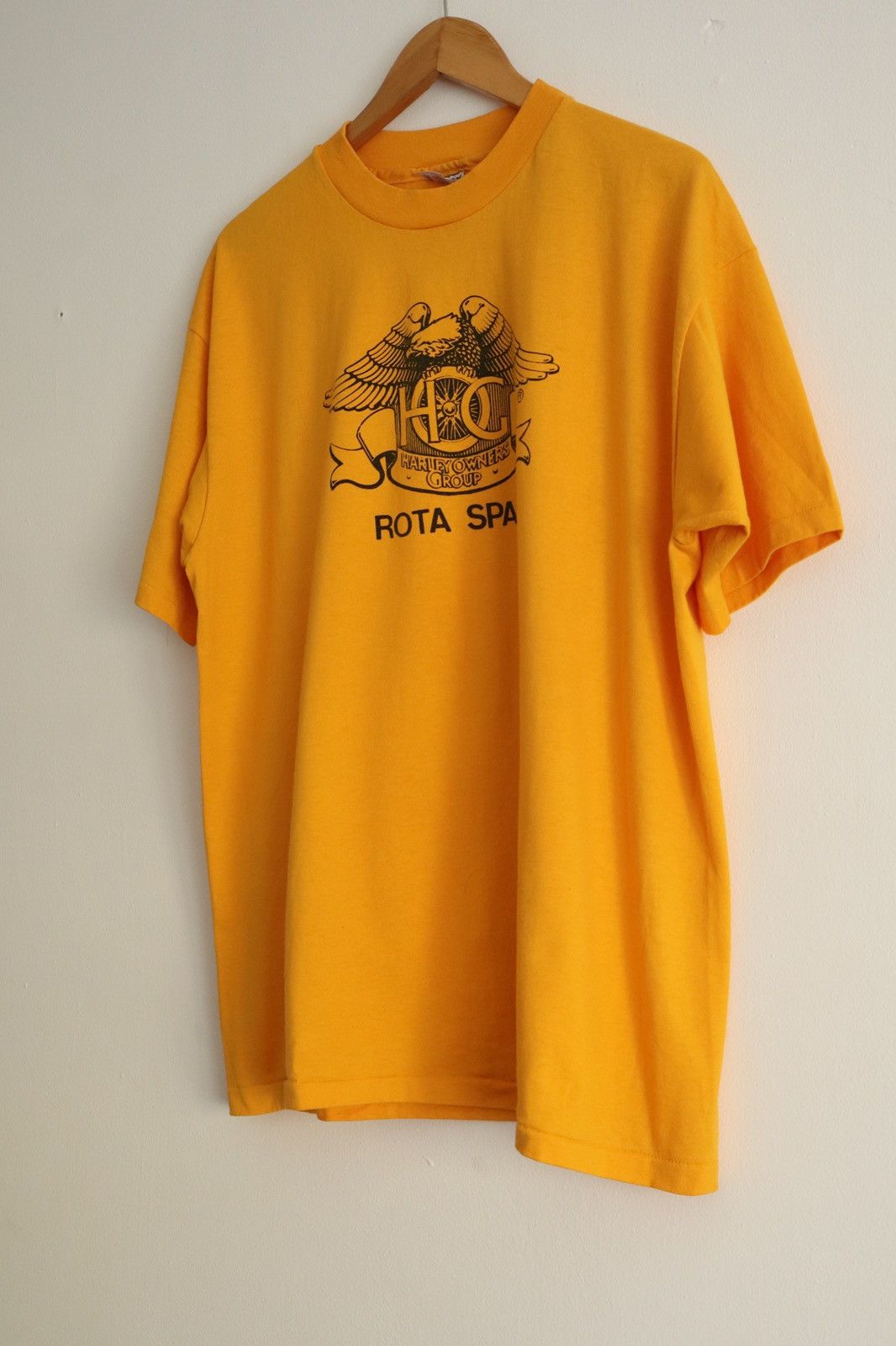 Harley Davidson × Vintage Vintage 80’s Harley Owners Group Rota Spain tee Size US XL / EU 56 / 4 - 3 Thumbnail