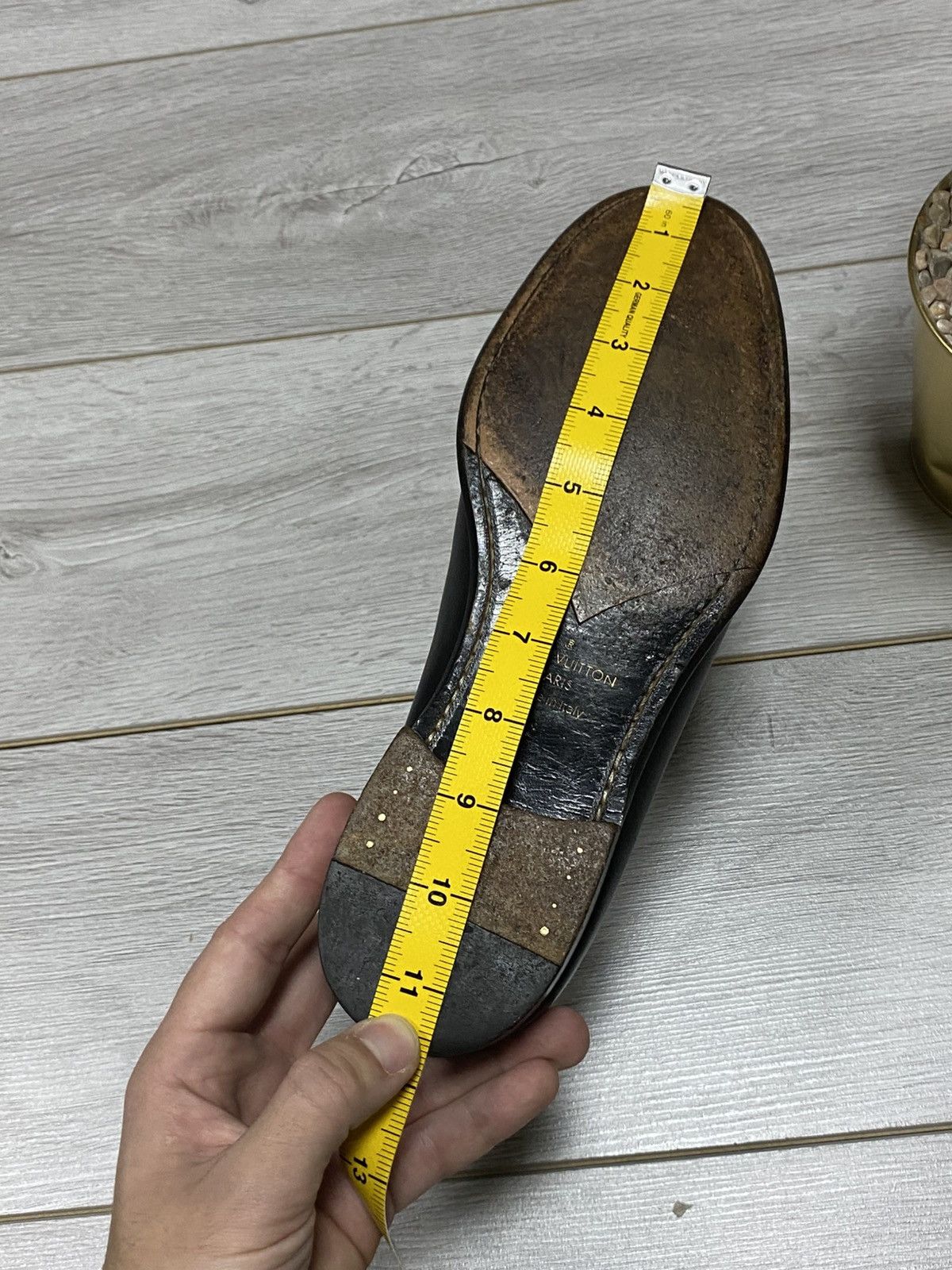 Louis Vuitton Louis Vuitton Saint germain loafer leather LV shoes Size US 8 / EU 41 - 14 Thumbnail