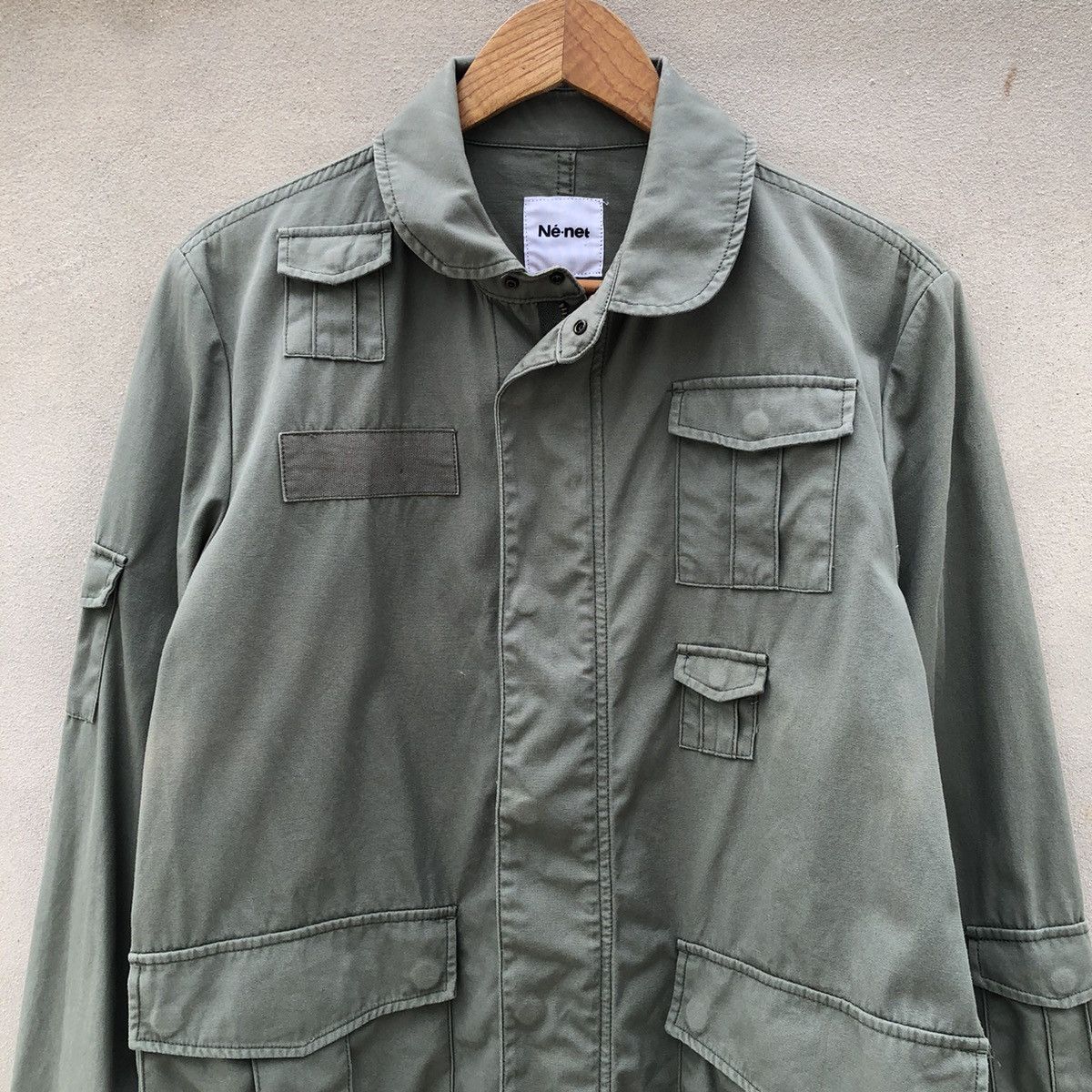 Ne-Net Ne-Net by ISSEY MIYAKE Military Style Jacket Size US L / EU 52-54 / 3 - 2 Thumbnail