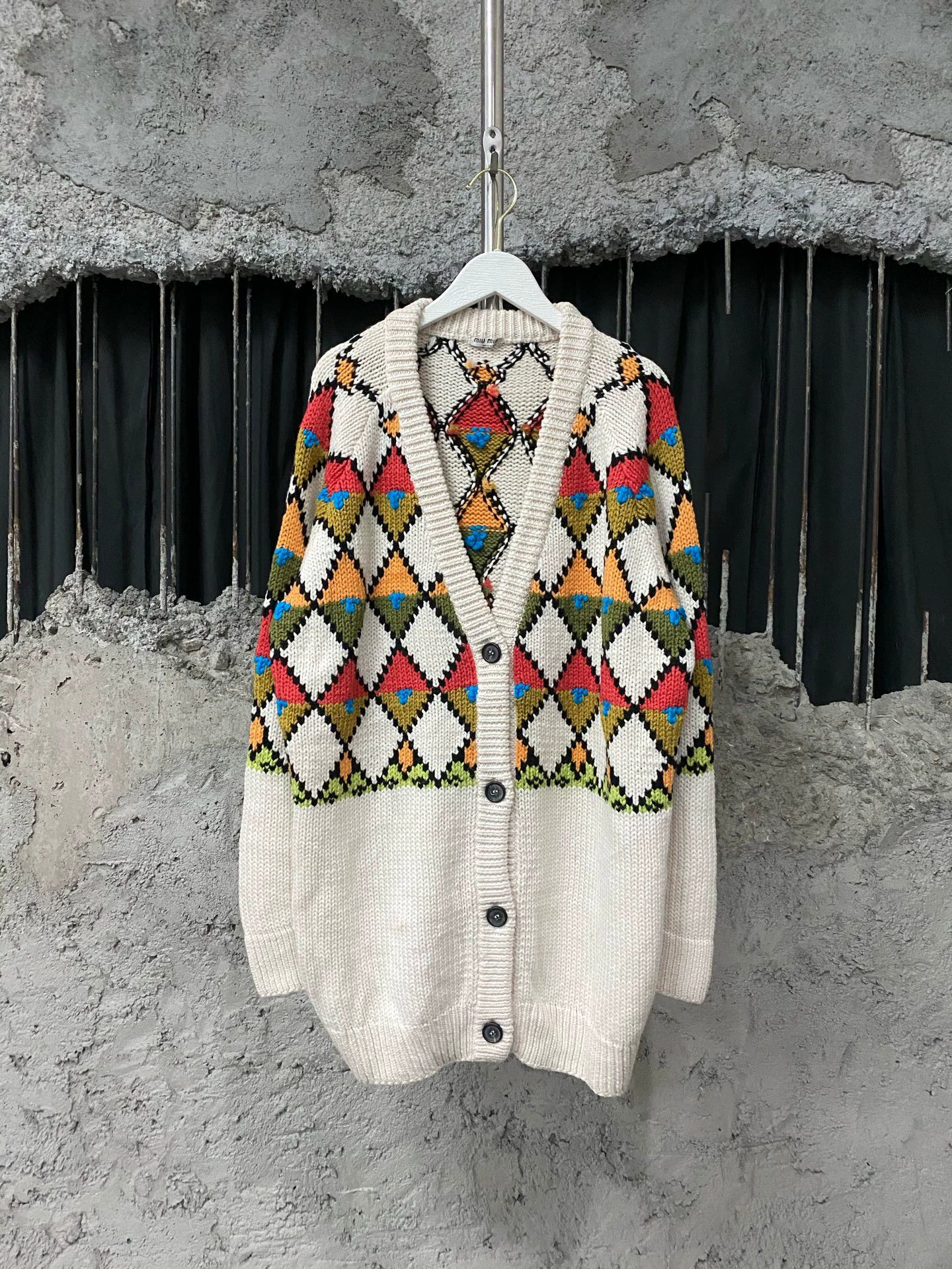 Miu Miu Miu Miu Wool Cardigan Women's 38 Size XS / US 0-2 / IT 36-38 - 1 Thumbnail
