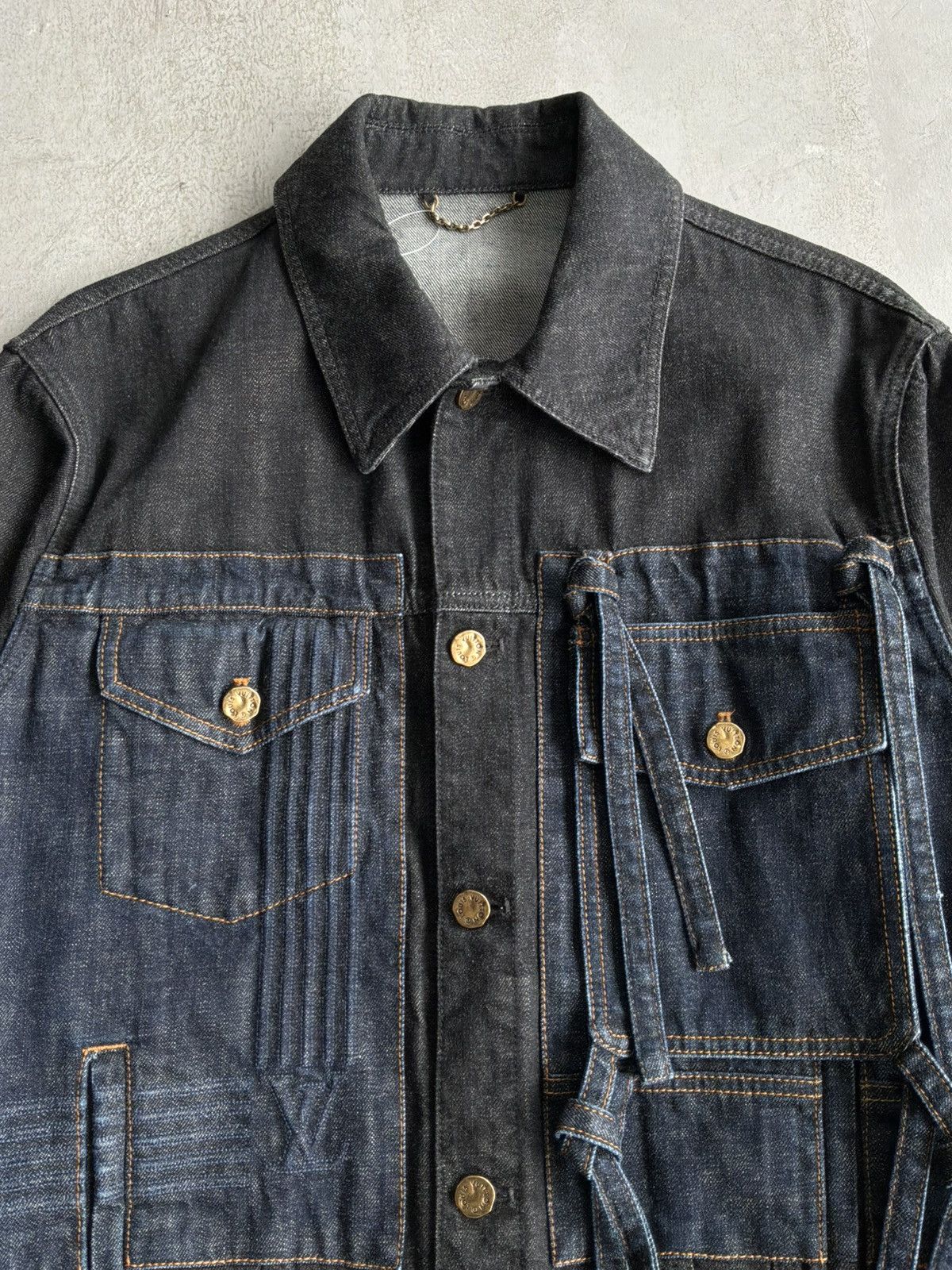 Louis Vuitton Louis Vuitton - Bow Panneled Denim Jacket Size US S / EU 44-46 / 1 - 2 Thumbnail