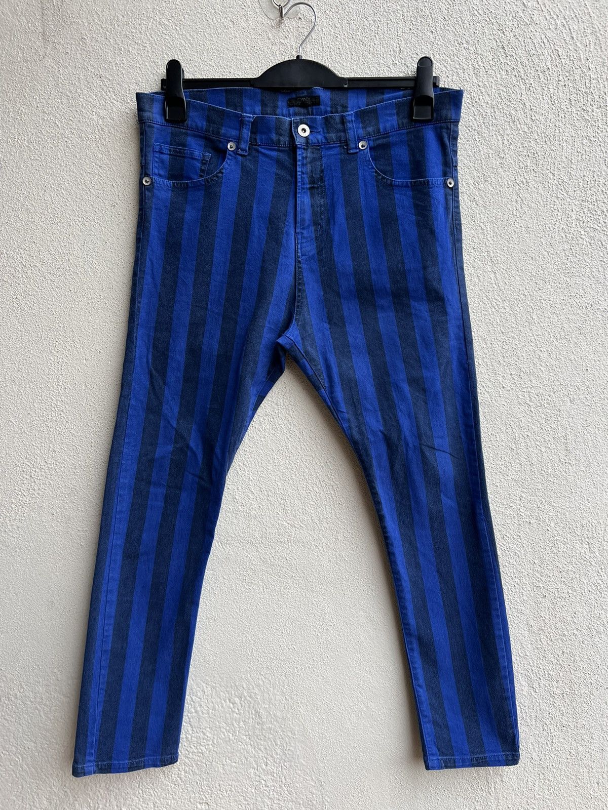 Vintage CANDY STRIPPER Japan Fade Border Striped Pant Size US 31 - 6 Thumbnail