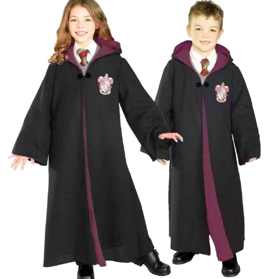Vintage Harry Potter Gryffindor Robe Child's Costume SMALL PETIT (4-6) NEW!!! Size ONE SIZE - 2 Thumbnail