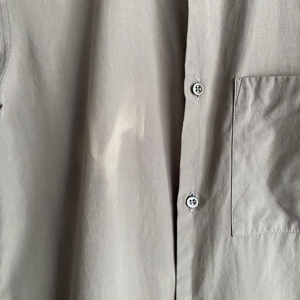 Lad Musician LAD MUSICIAN Taupe Long Sleeve Button-Up Shirt Size US S / EU 44-46 / 1 - 3 Thumbnail