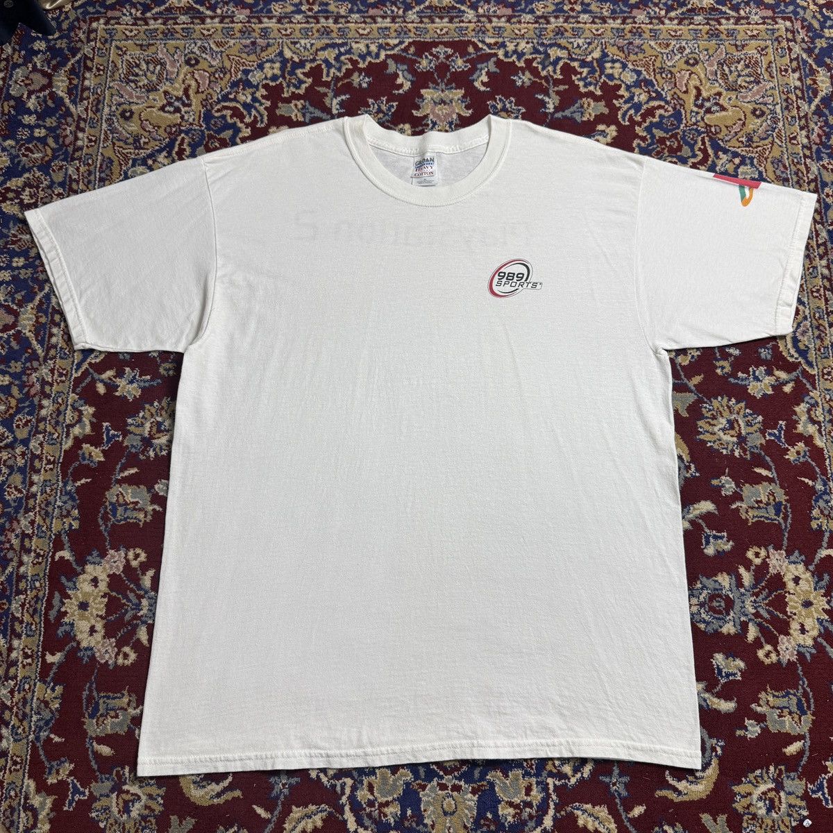 Playstation 2000s Playstation PS 2 989 Sports logo video game promo tee Size US XL / EU 56 / 4 - 3 Thumbnail