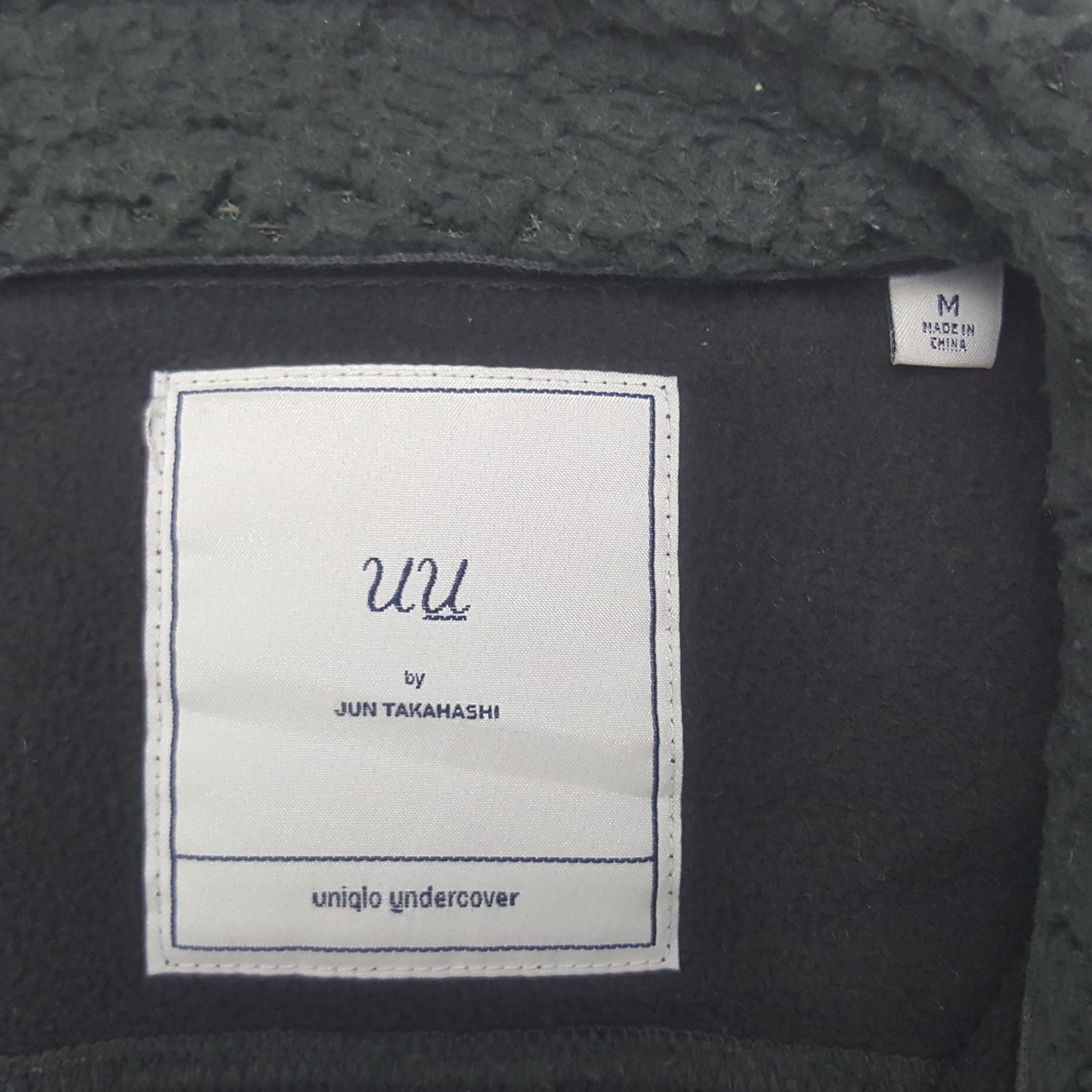 Jun Takahashi × Undercover × Uniqlo Vintage Uniqlo Undercover Custom Big U Sherpa Jacket Size US S / EU 44-46 / 1 - 5 Thumbnail