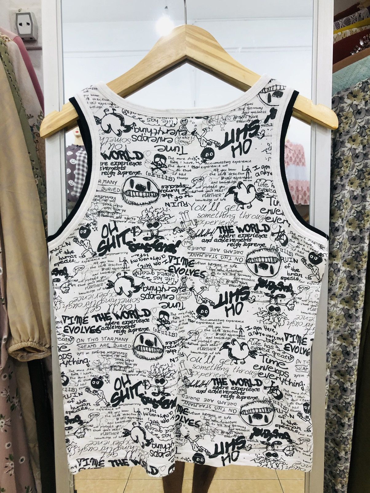 Japanese Brand × Seditionaries Beaumont Carr Full Print Poem Tanktop Size US M / EU 48-50 / 2 - 4 Thumbnail