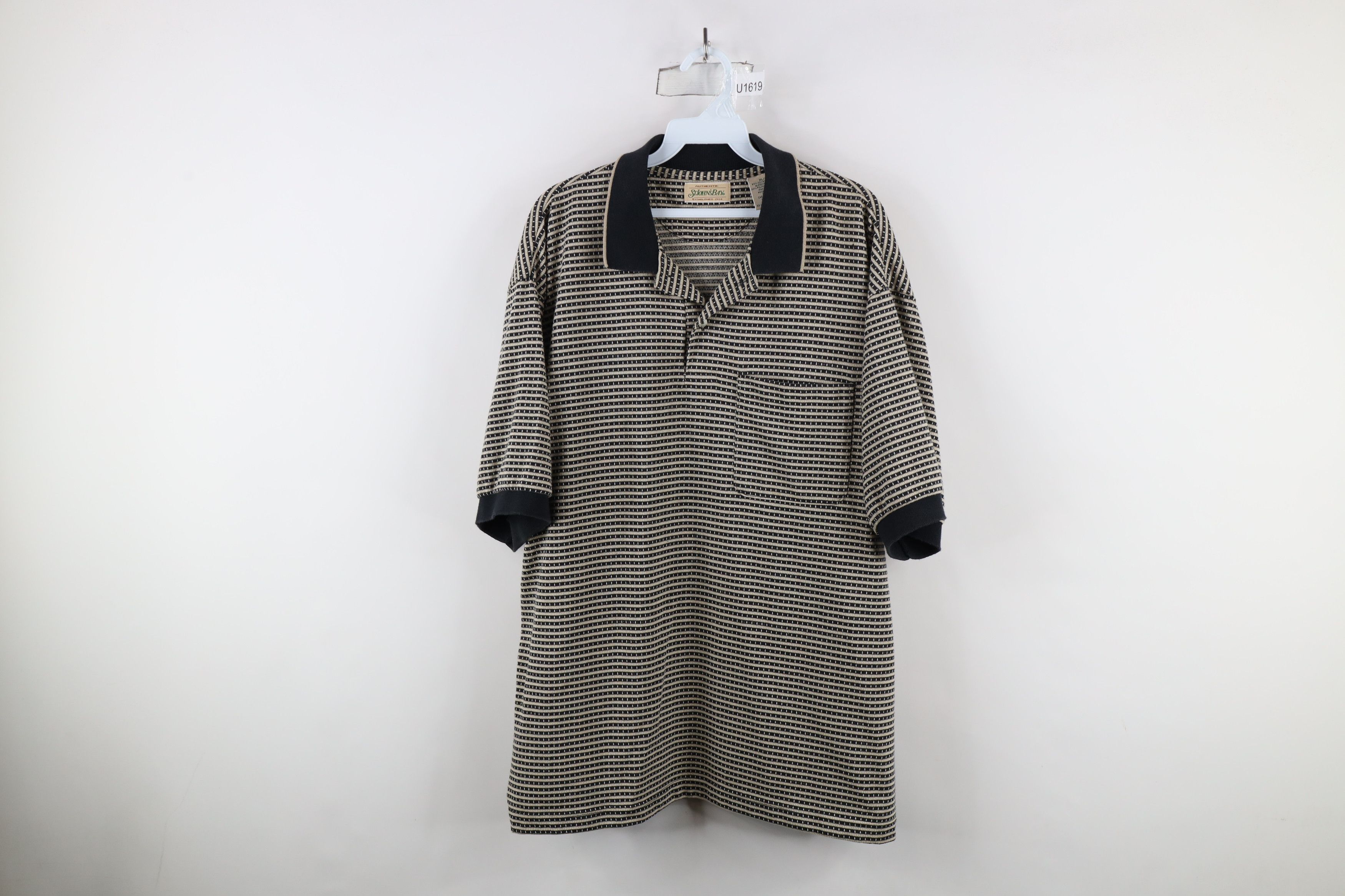 Vintage Vintage 90s Streetwear Knit Collared Golf Polo Shirt USA Size US XL / EU 56 / 4 - 1 Thumbnail