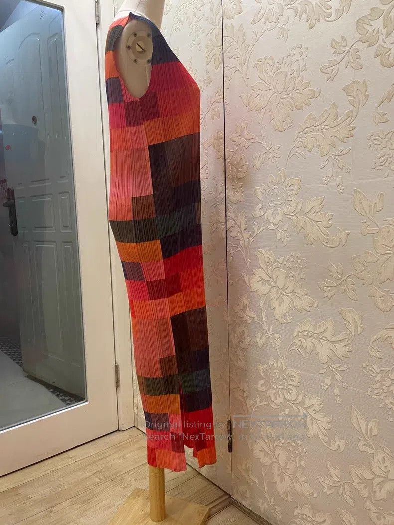 Issey Miyake Issey Miyake Mosaic Dress Size L / US 10 / IT 46 - 2 Thumbnail