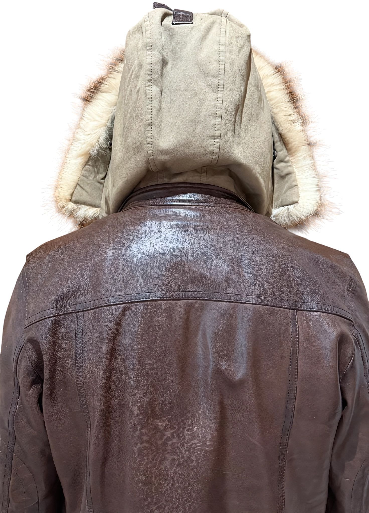 Dolce & Gabbana F/W 2005 BUFFALO LEATHER HOODED JACKET Size US M / EU 48-50 / 2 - 5 Thumbnail