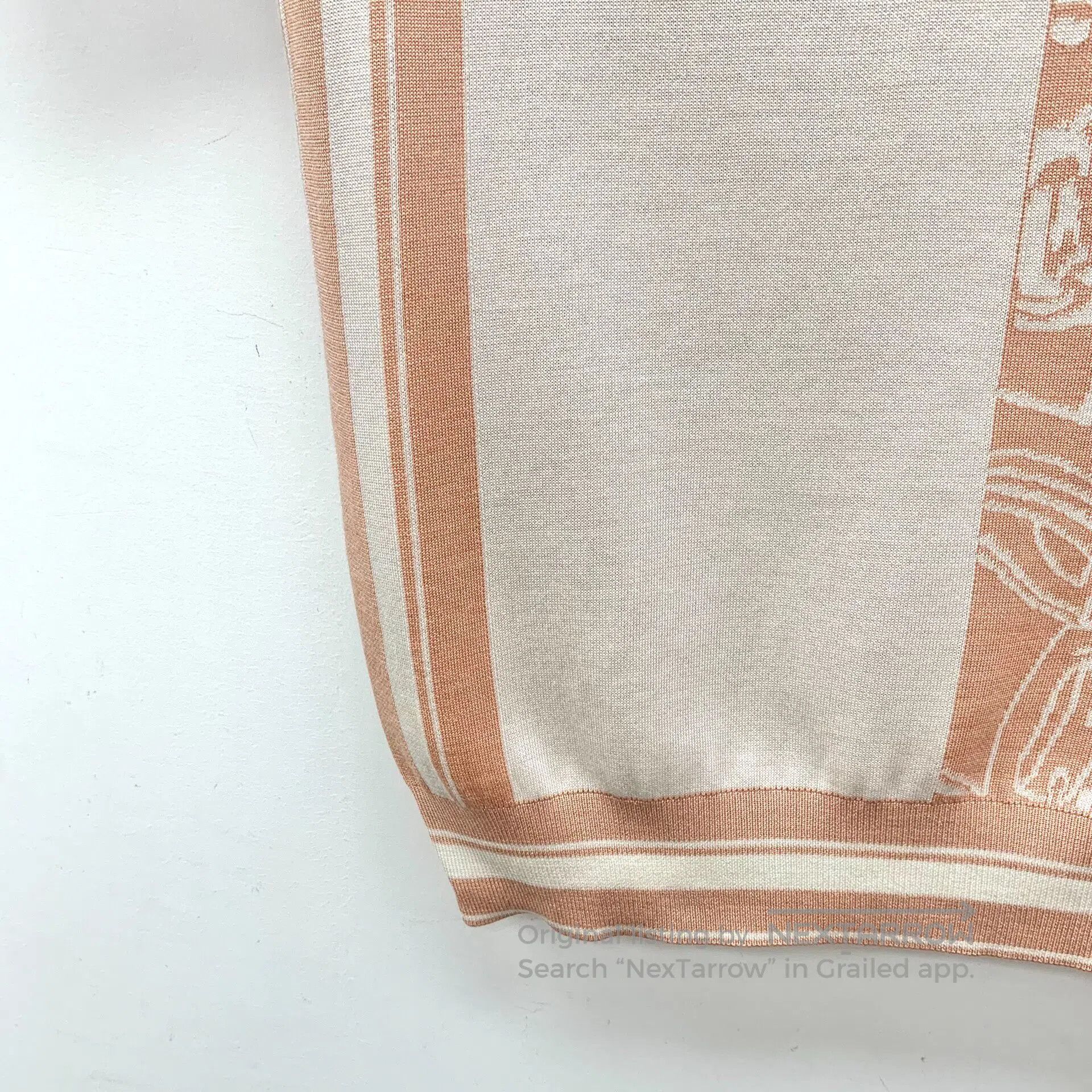 Hermes Hermes Multicolor Logo Printed Silk Round Neck Short Sleev Size XS / US 0-2 / IT 36-38 - 4 Thumbnail
