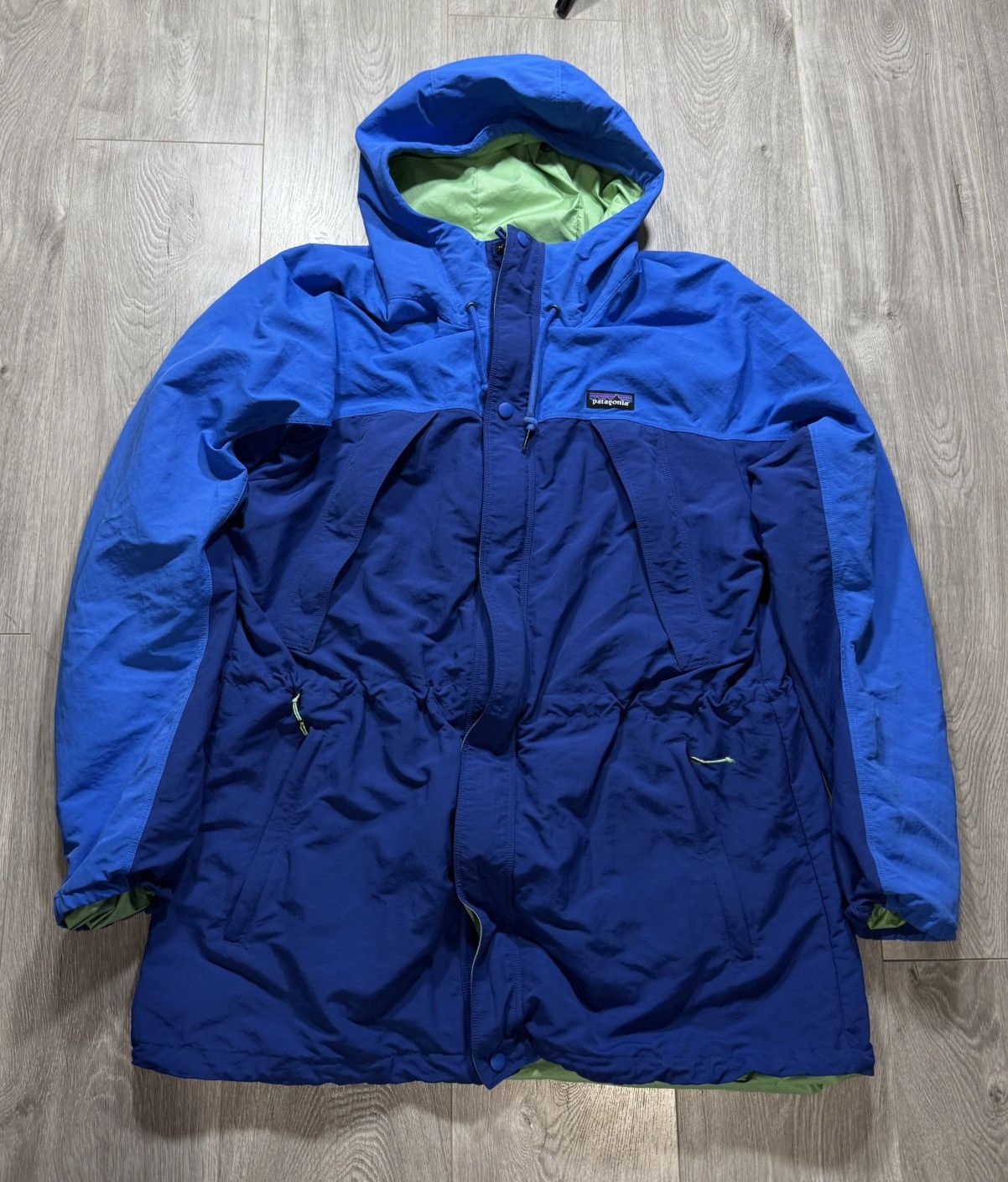 Patagonia Patagonia men’s recycled nylon parka jackets blue two tone Size US XL / EU 56 / 4 - 1 Thumbnail