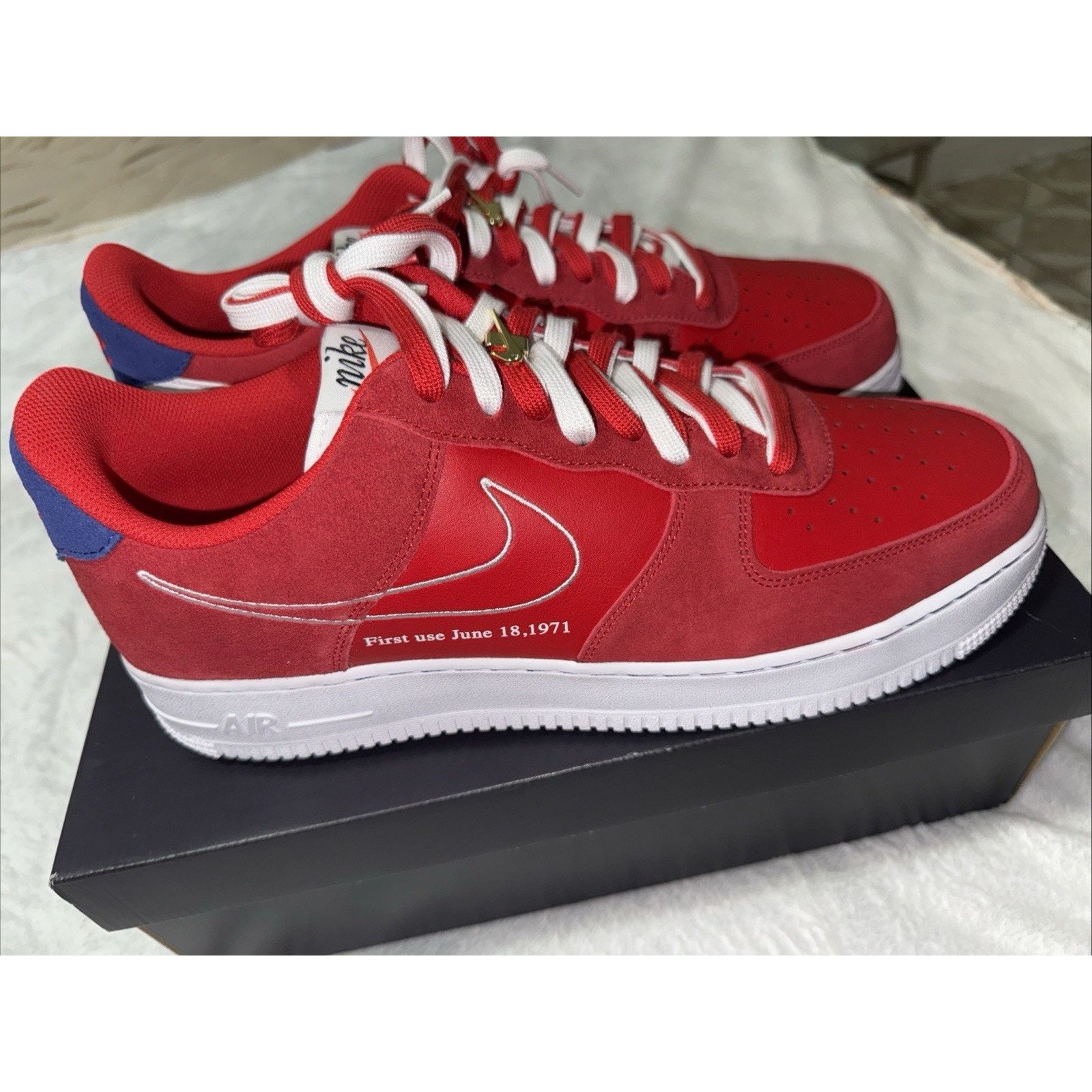 Nike Nike Air Force 1 ‘07 LV8 Sz 15 First Use University Red Rare Size US 15 / EU 48 - 1 Thumbnail