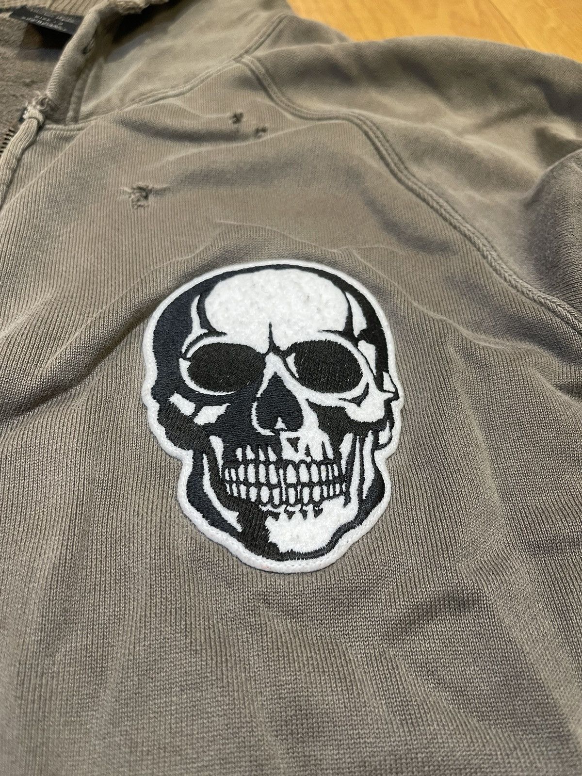 Number (N)ine × Takahiromiyashita The Soloist. Number Nine Double Skull zip up hoodie ss04 Size US M / EU 48-50 / 2 - 10 Thumbnail