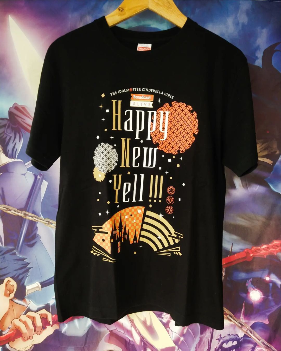 Anime × Japanese Brand The Idolm@ster Cinderella Happy New Yell Anime Idol Tees Size US M / EU 48-50 / 2 - 1 Thumbnail