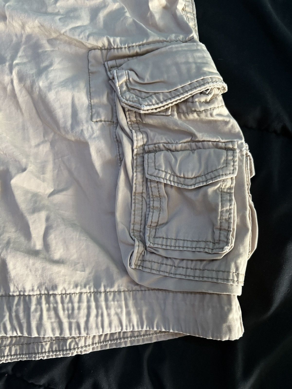Vintage Baggy beige cargo shorts Size US 34 / EU 50 - 3 Thumbnail