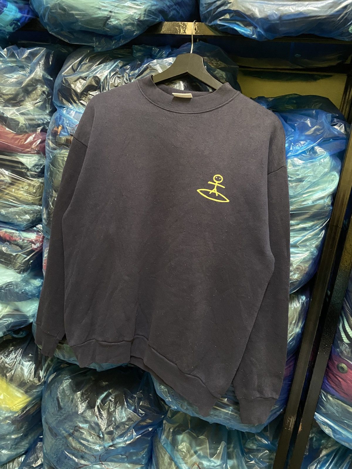 Vintage VINTAGE 90S STICKMAN SURFING SWEATSHIRT MADE IN USA Size US M / EU 48-50 / 2 - 6 Thumbnail